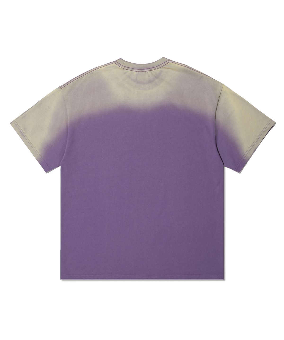 크리틱(CRITIC) Ct Spray Dyeing T-Shirts Purple