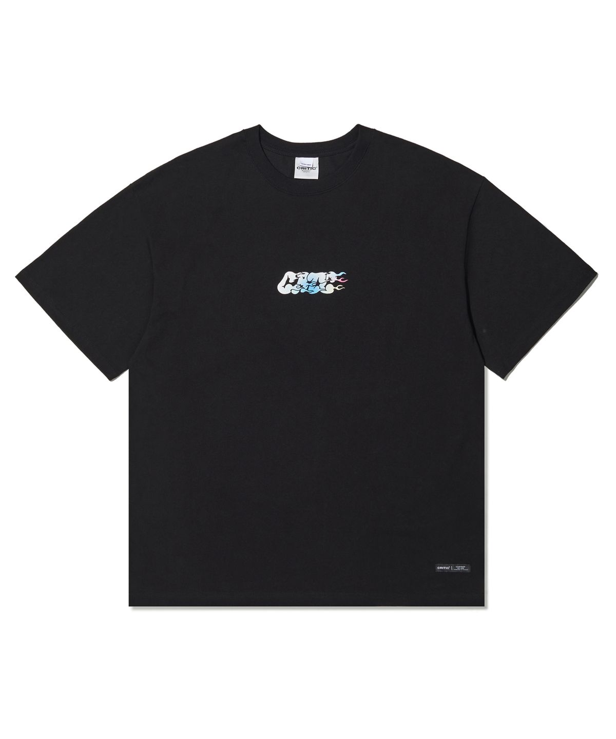 크리틱(CRITIC) Racer Gradation Logo T-Shirts Black