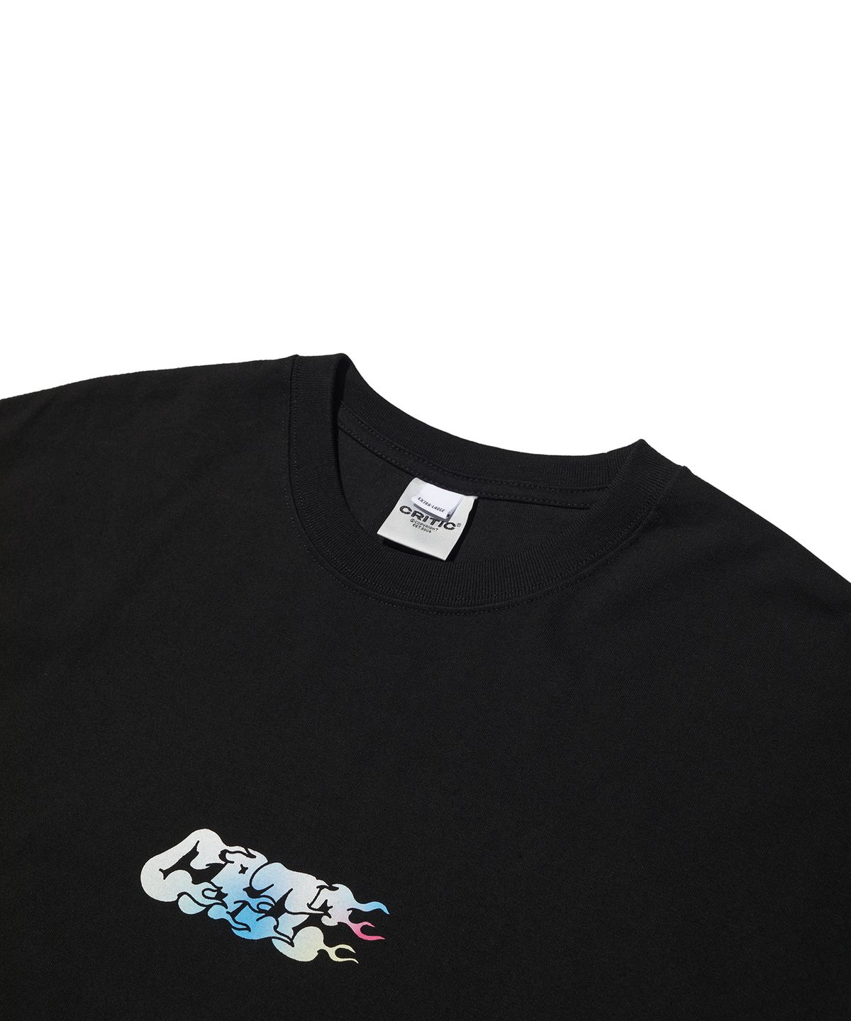 크리틱(CRITIC) Racer Gradation Logo T-Shirts Black