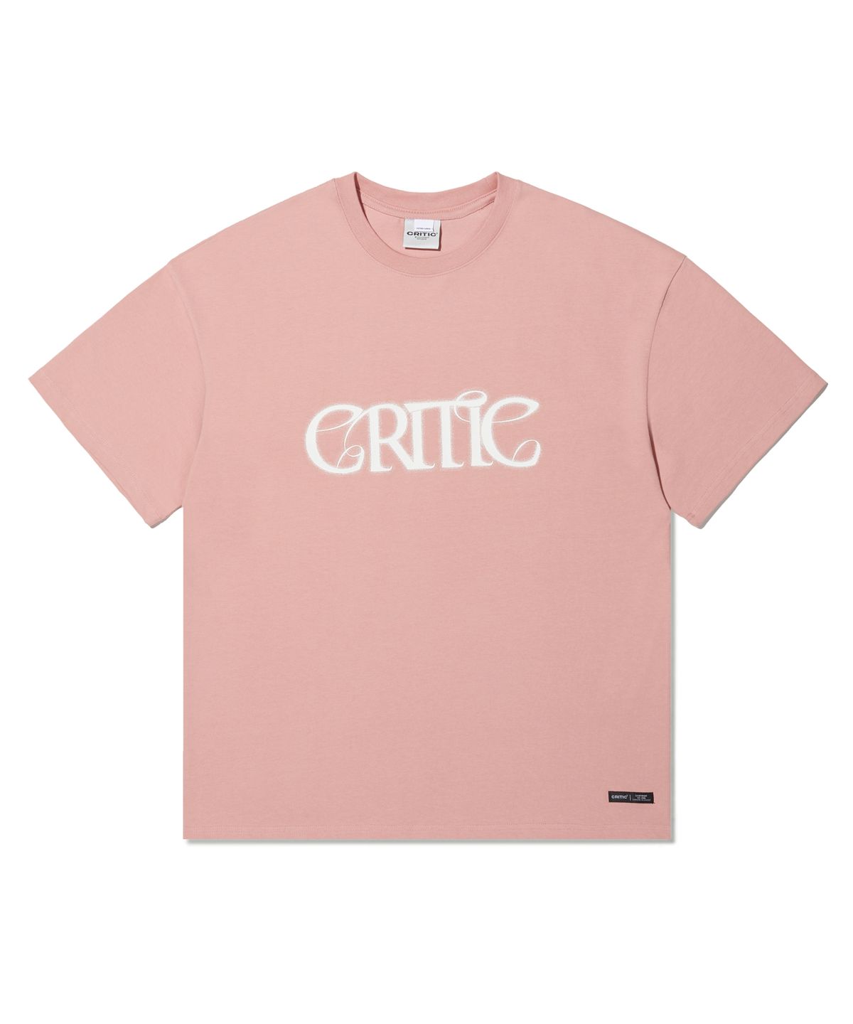 크리틱(CRITIC) Shine Logo T-Shirts Pink
