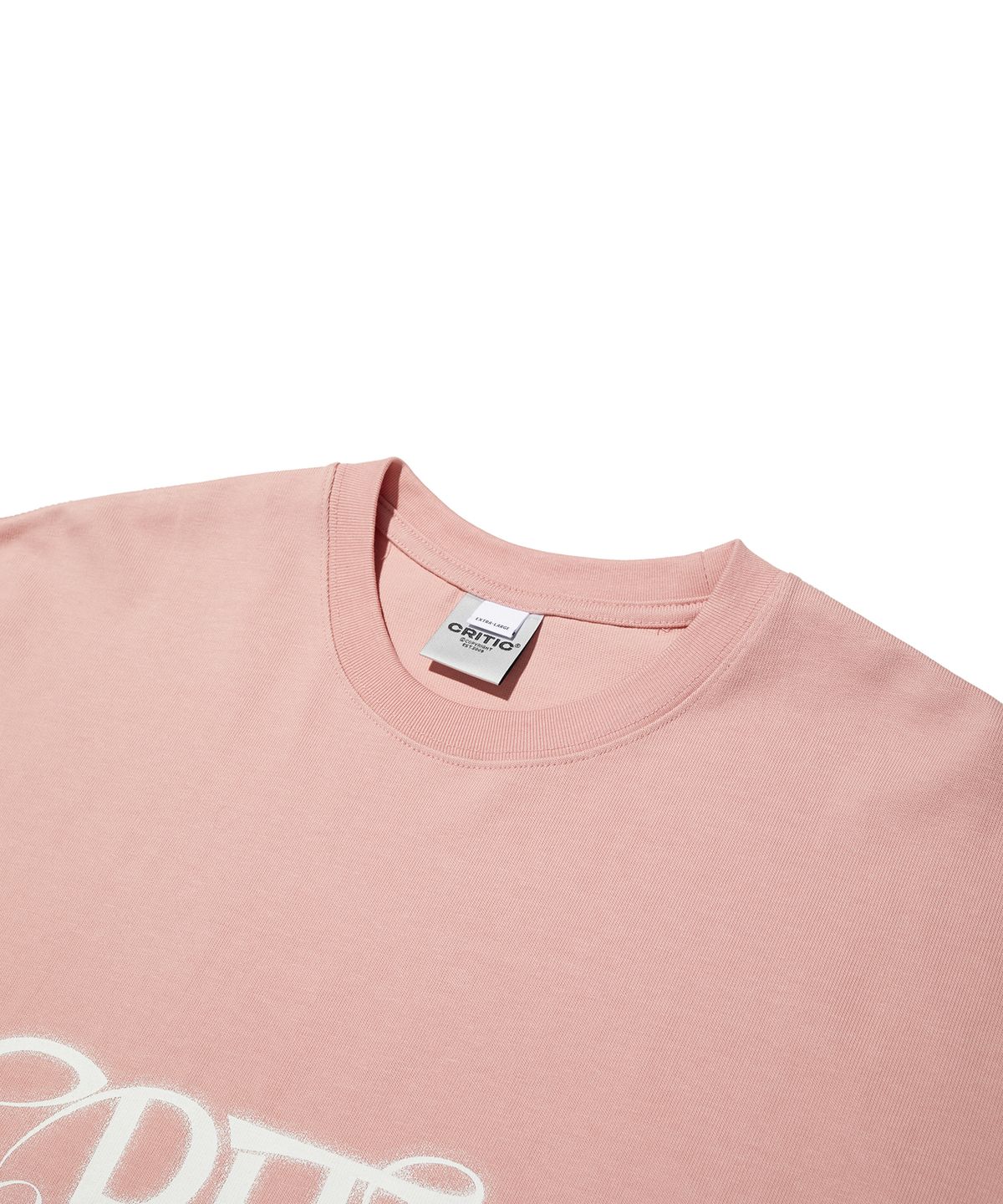 크리틱(CRITIC) Shine Logo T-Shirts Pink