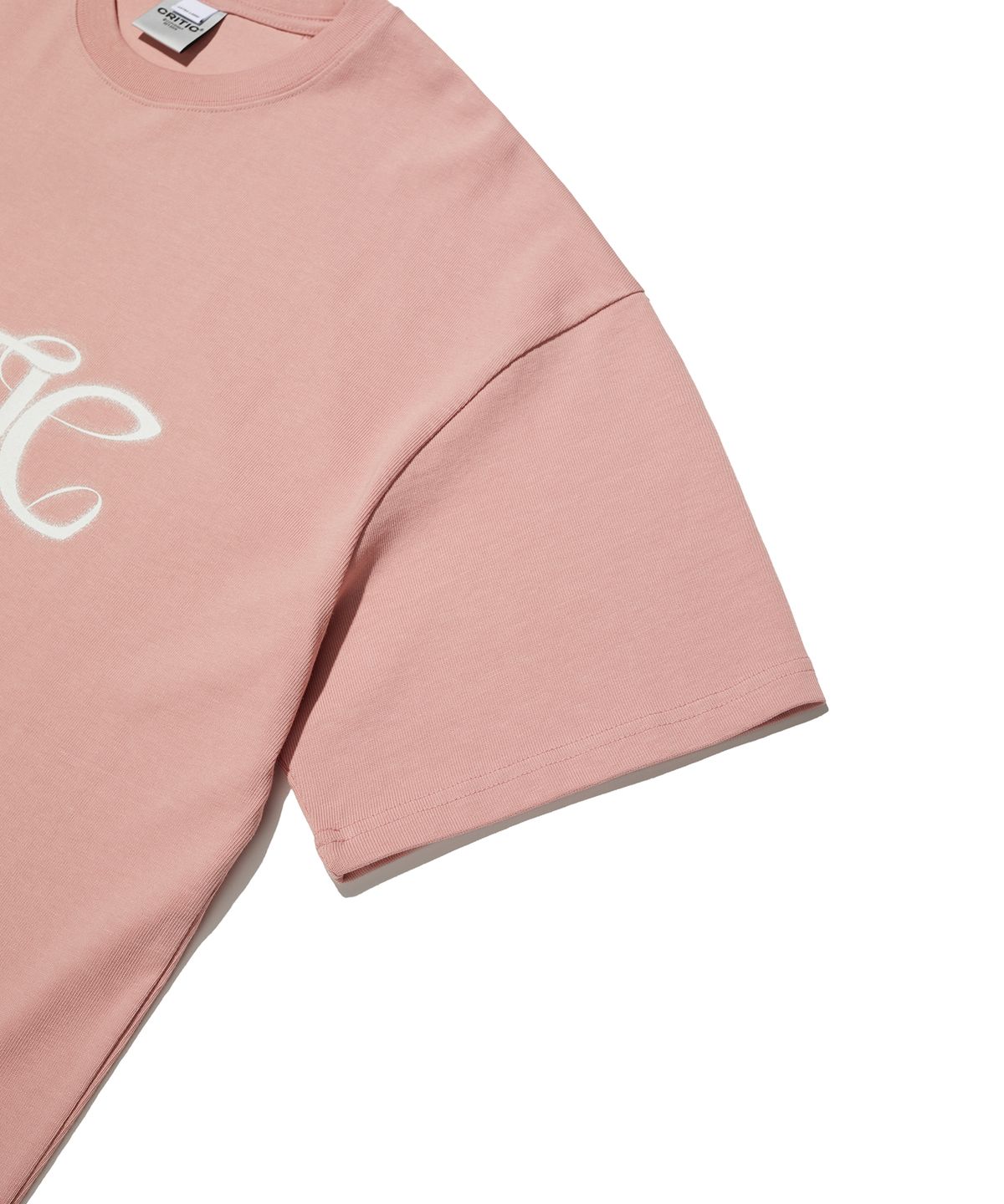 크리틱(CRITIC) Shine Logo T-Shirts Pink