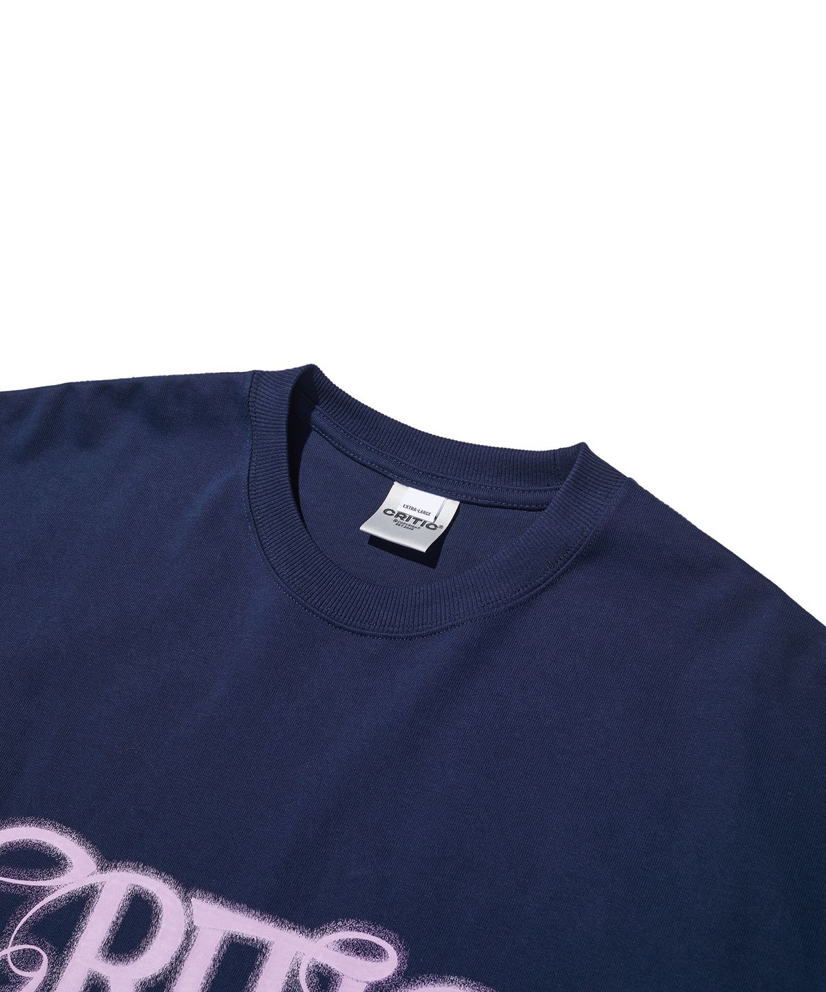 크리틱(CRITIC) Shine Logo T-Shirts Navy