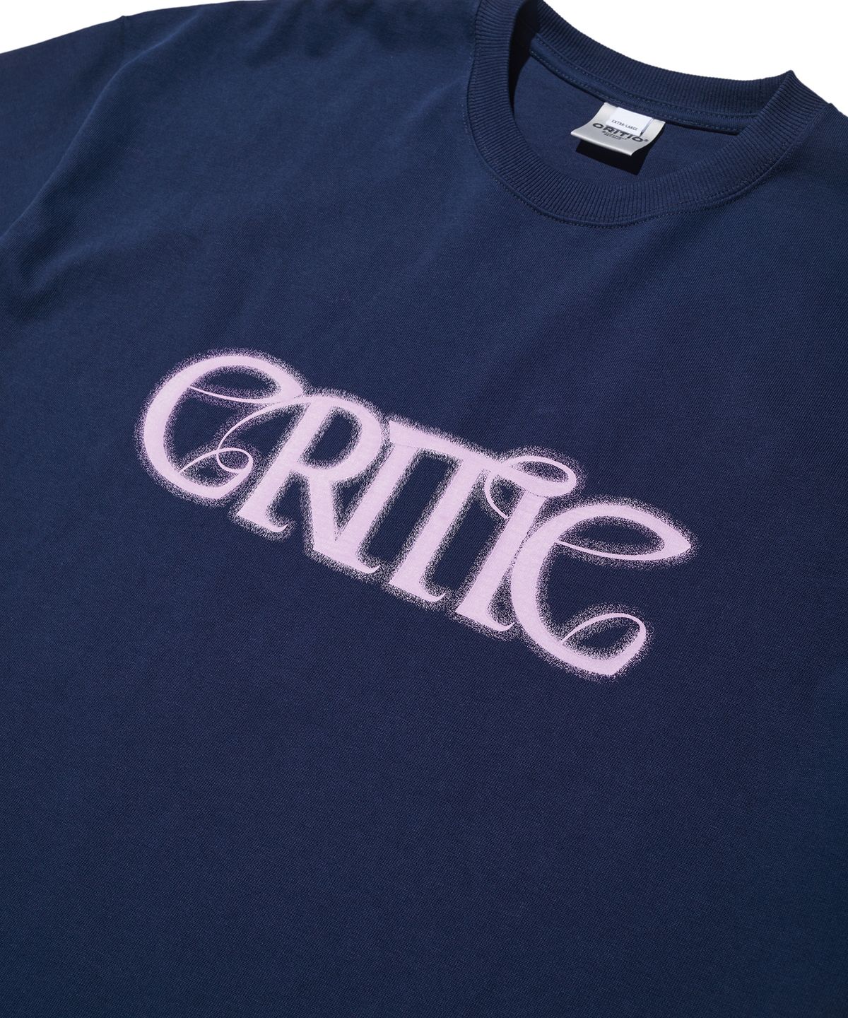크리틱(CRITIC) Shine Logo T-Shirts Navy