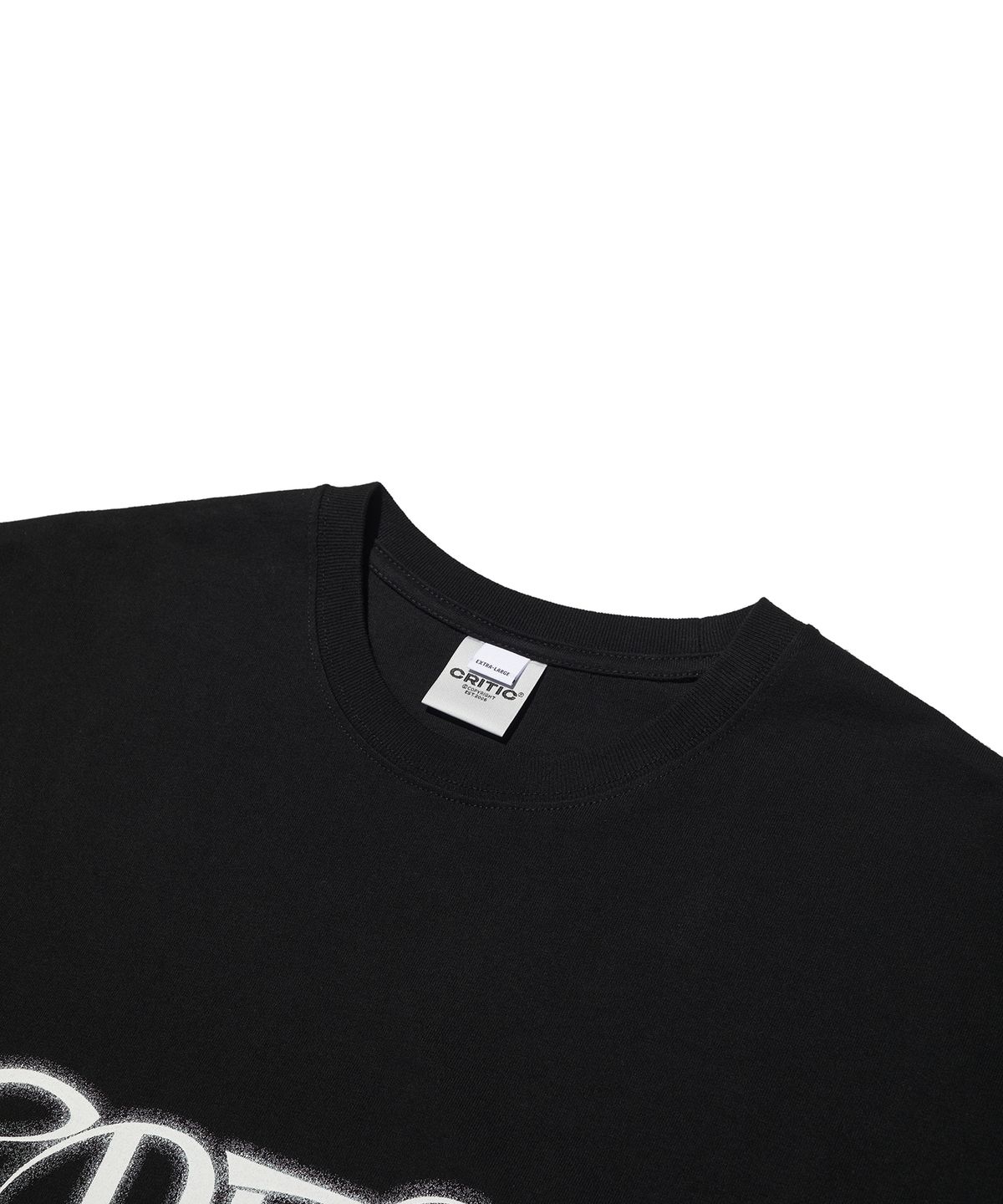 크리틱(CRITIC) Shine Logo T-Shirts Black
