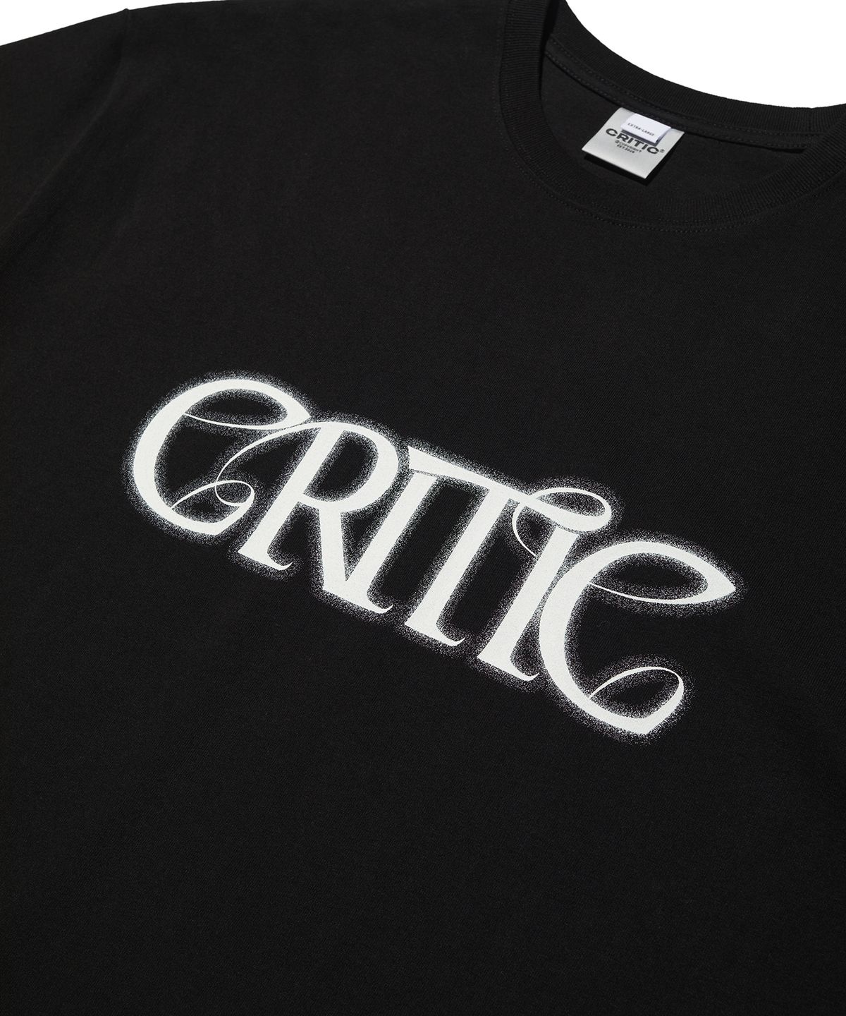 크리틱(CRITIC) Shine Logo T-Shirts Black