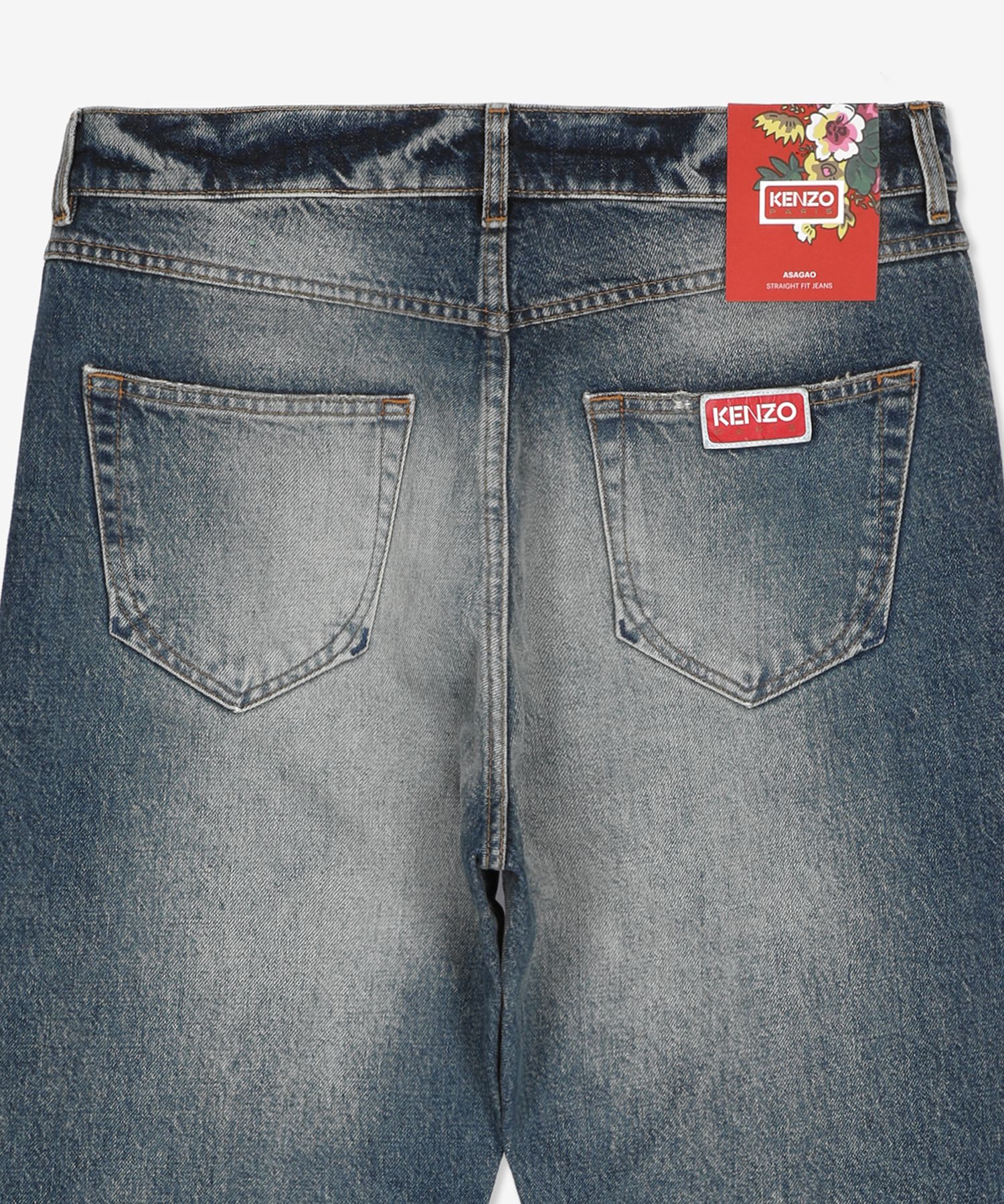 未使用 KENZO Straight Jeans Asagao デニム Asagao straight jeans in blue - Kenzo | Mytheresa