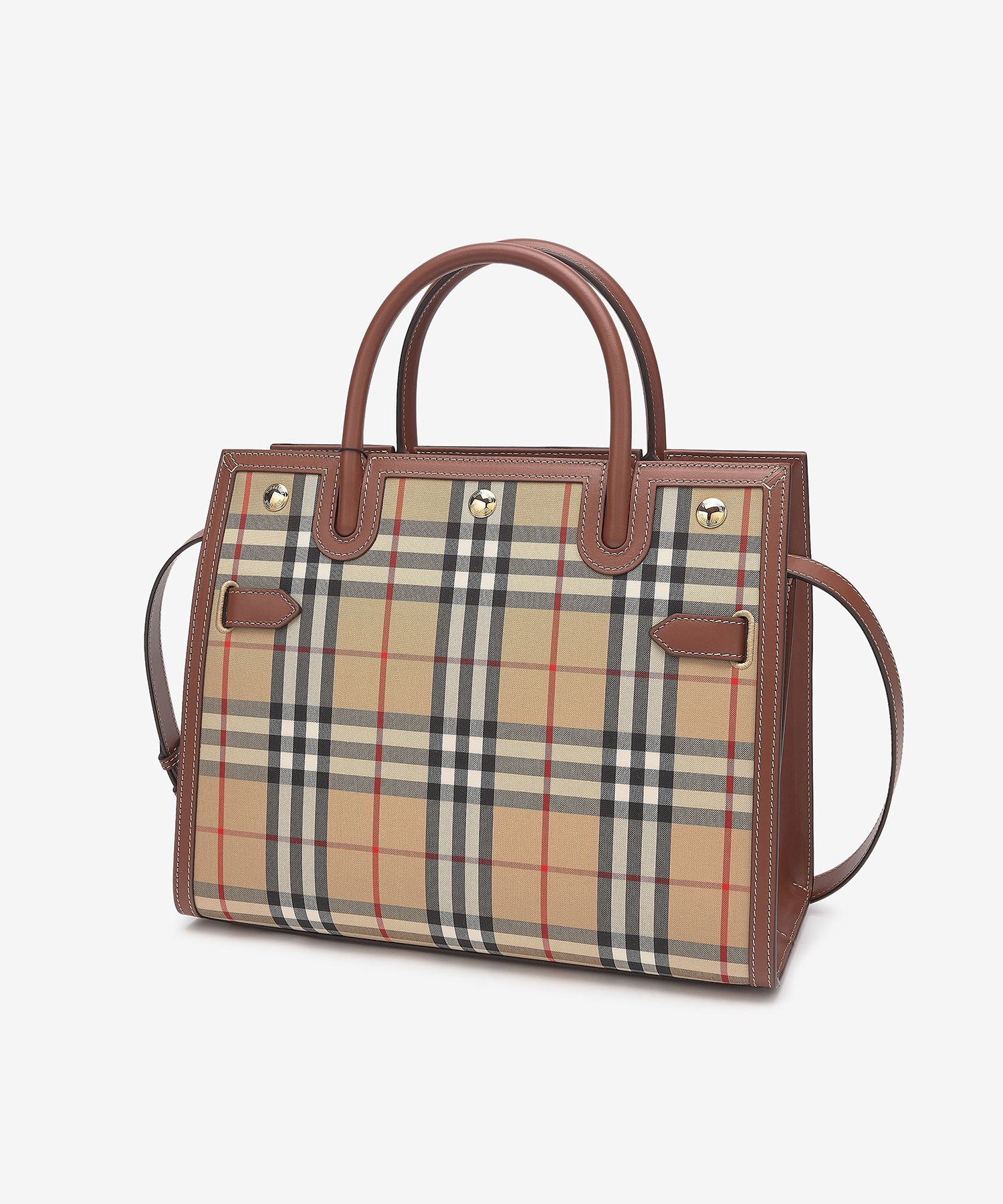 MUSINSA公式 | BURBERRY Vintage Check Small Title Tote Bag