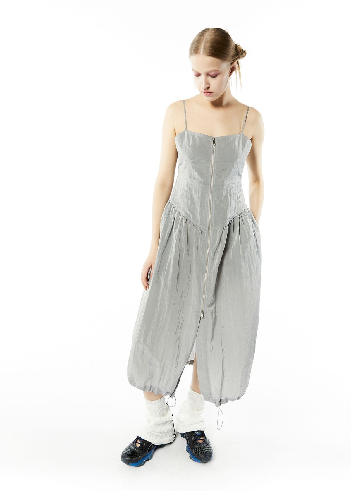 엘씨디씨티엠(LCDC™) ZIP-FRONT SLEEVELESS DRESS