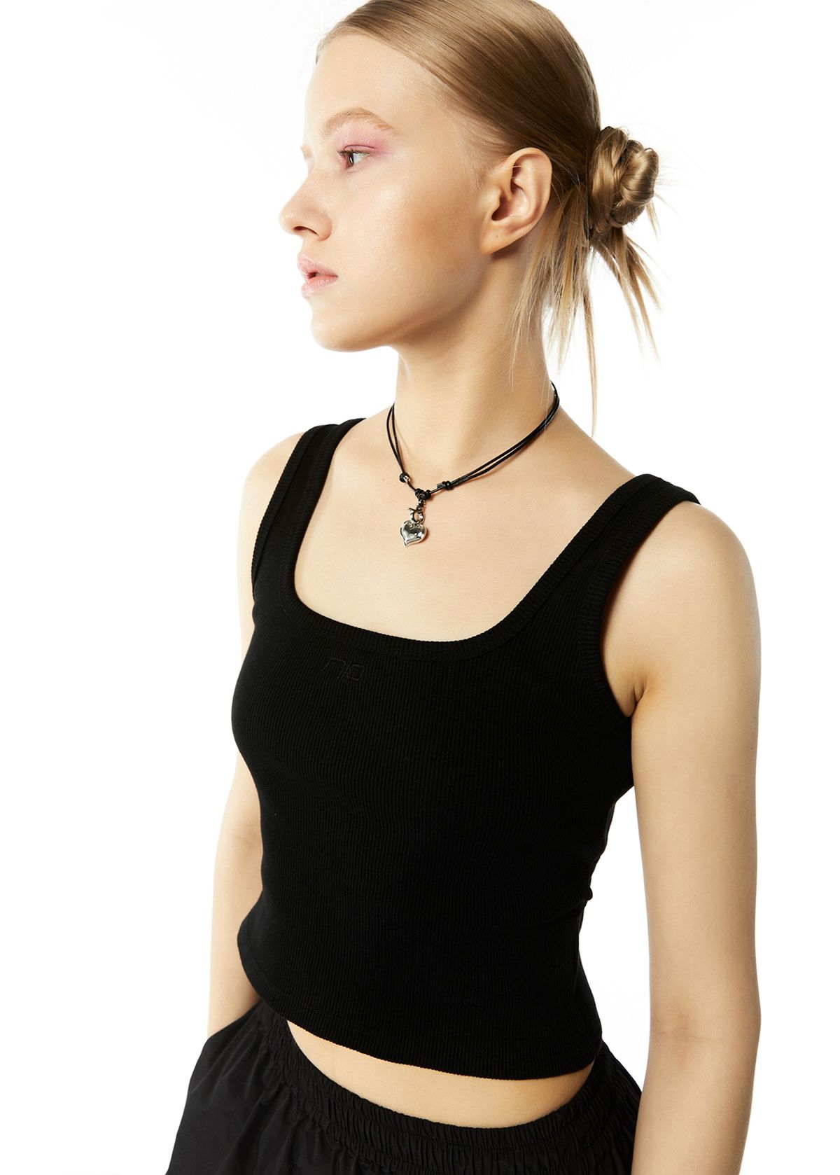 엘씨디씨티엠(LCDC™) 1710 CUT OUT CROPPED TANK TOP