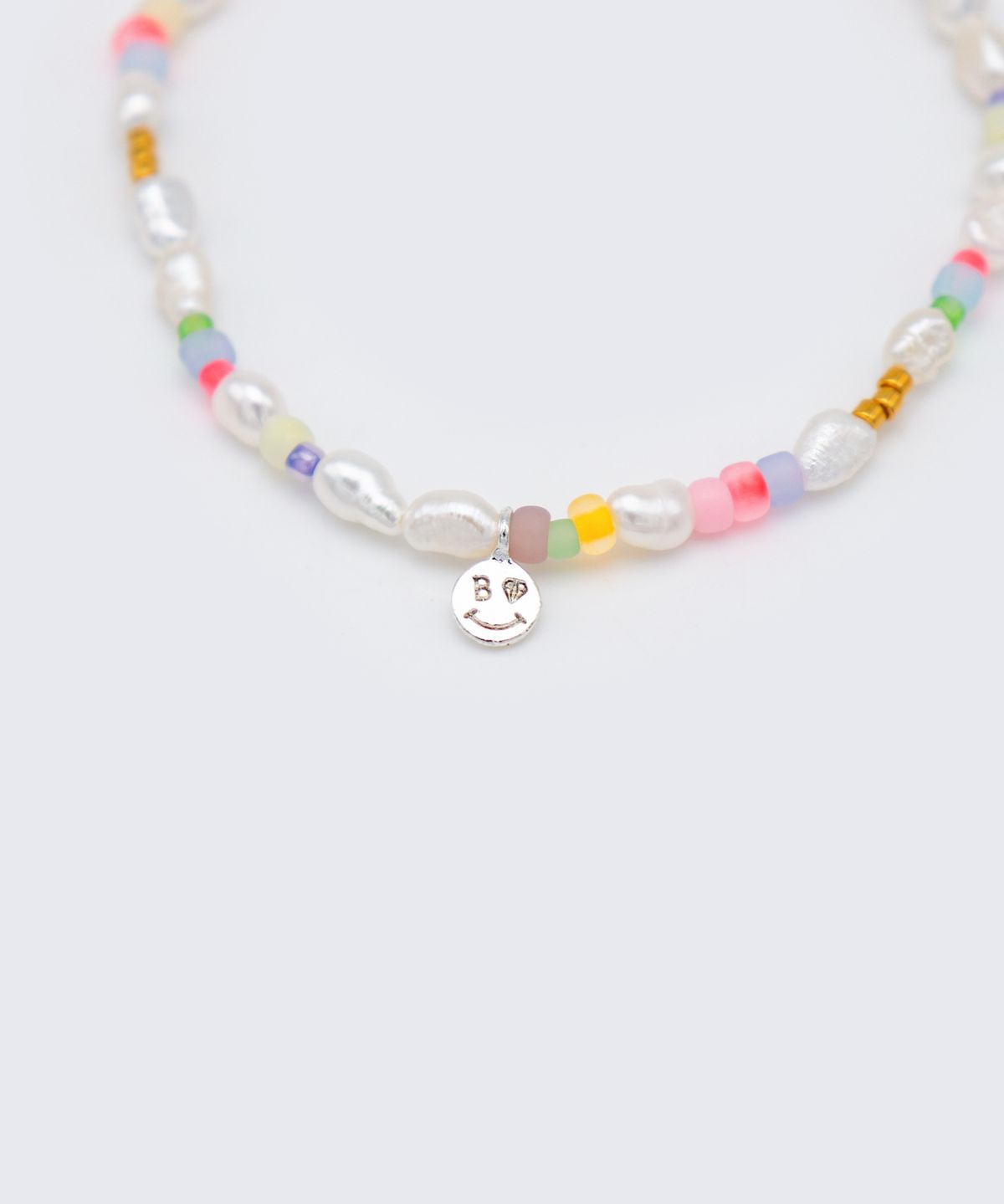 봉보(BONBEAU) Jelly beads water pearl Bracelet 3mm 밥풀 담수진주 컬러 비즈 팔찌