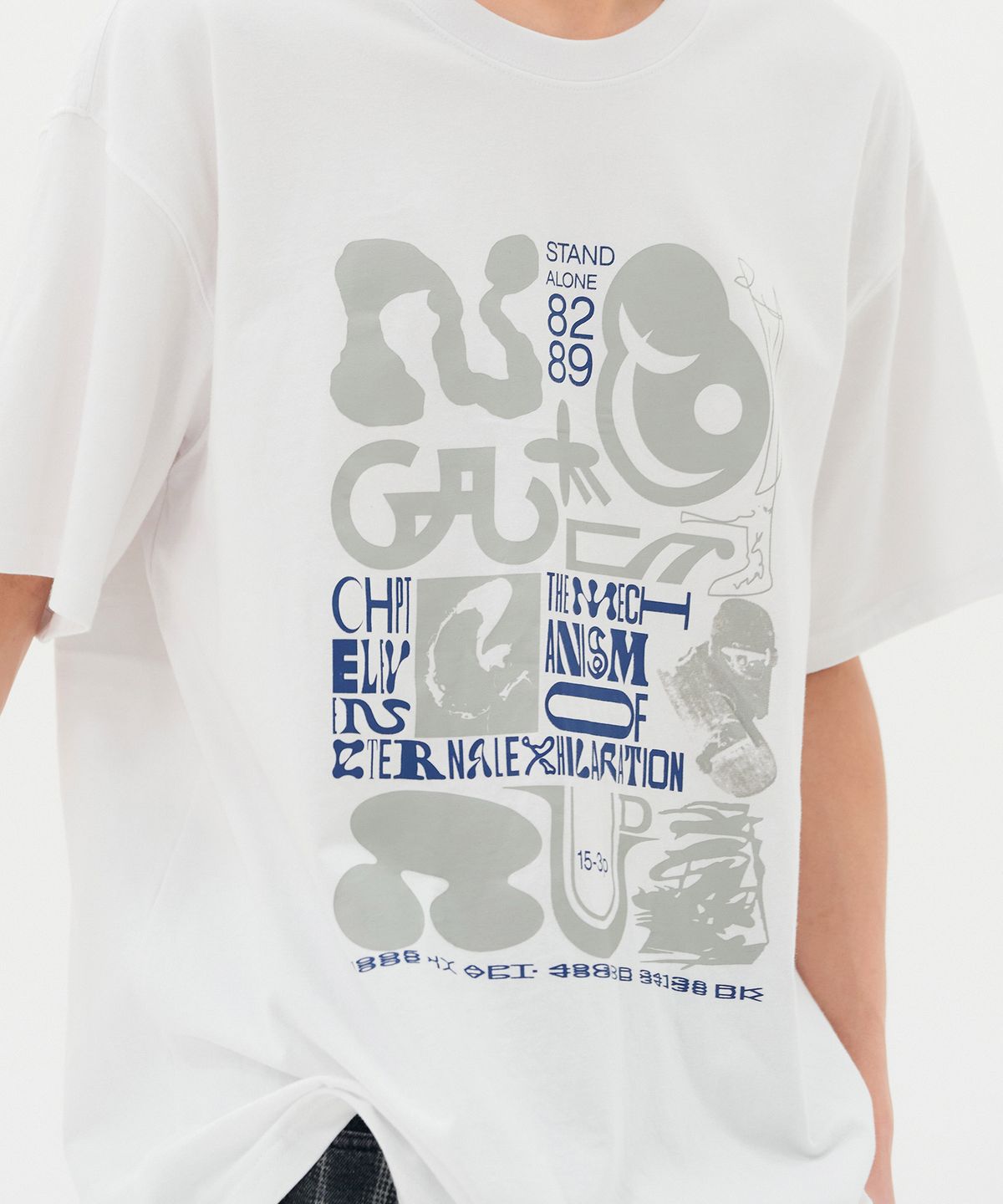 카이파이(KAIFAI) [NK] Hodgepodge Tee (White)_K23QB110