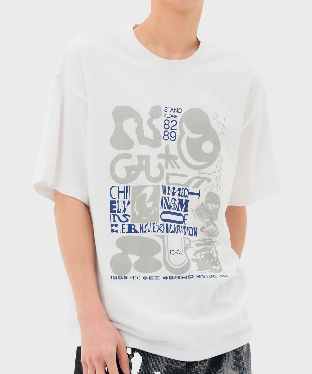 카이파이(KAIFAI) [NK] Hodgepodge Tee (White)_K23QB110