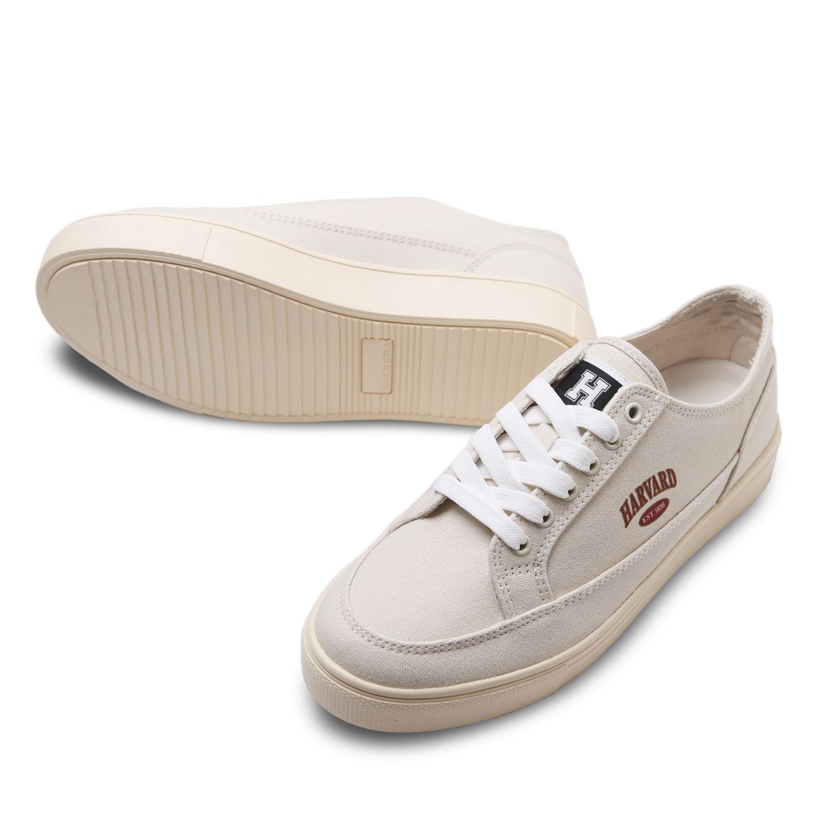 하버드 슈즈(HARVARD SHOES) 메이트 캔버스 스니커즈 베이지