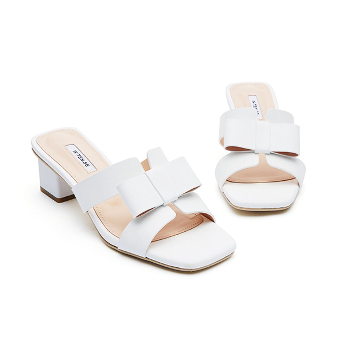 엘칸토(ELCANTO) 인텐스 여성 리본 뮬 4.5cm LCWW11I326