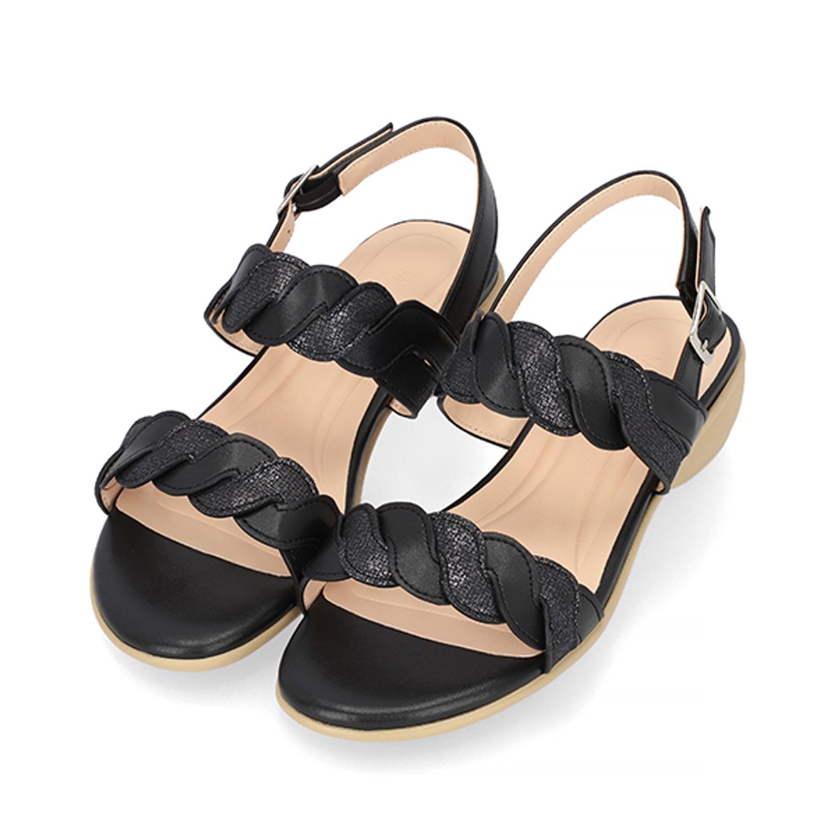 엘칸토(ELCANTO) 마쯔 여성 꼬임 스트랩 샌들 3cm LCWW17M326