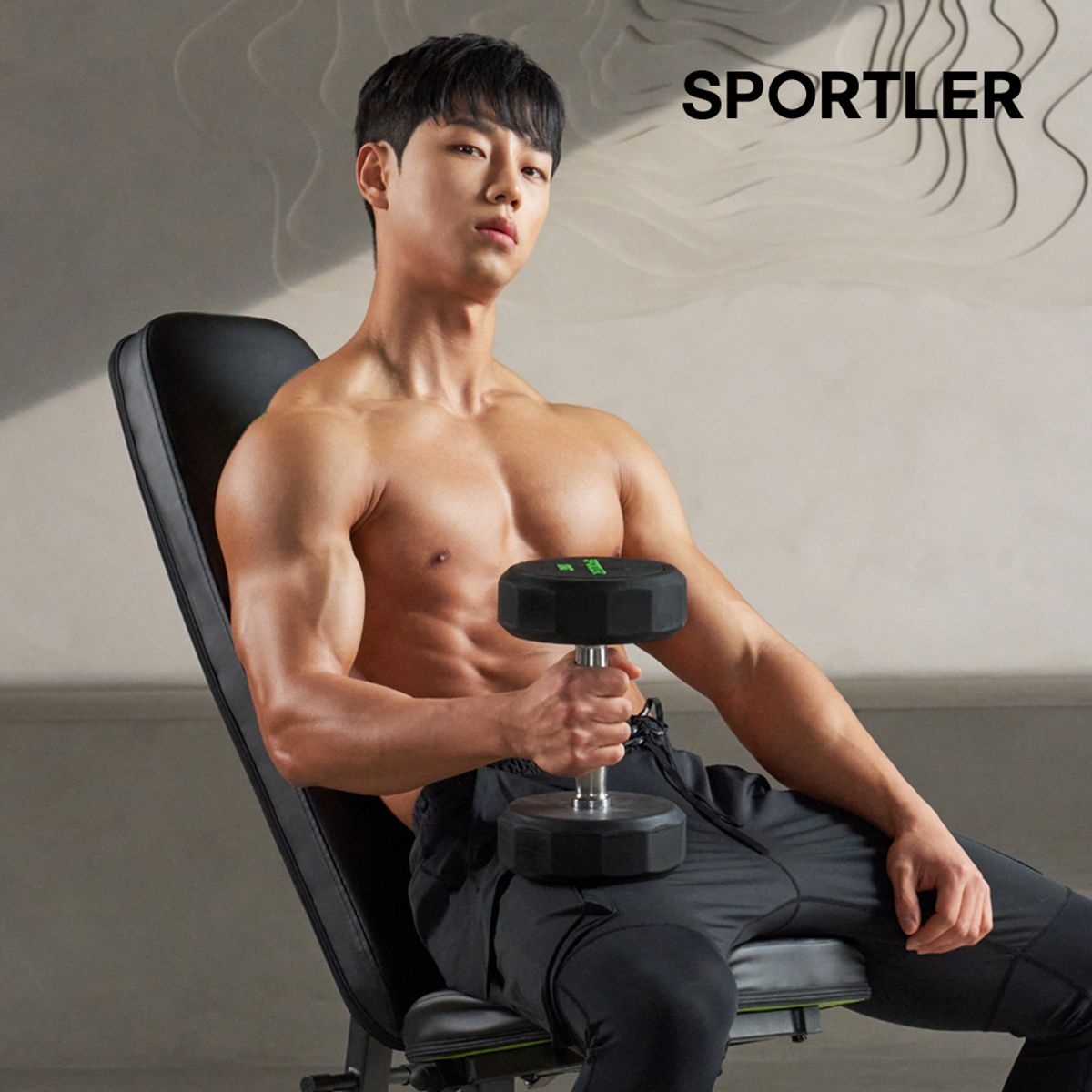 스포틀러(SPORTLER) PEV 12각 덤벨 아령