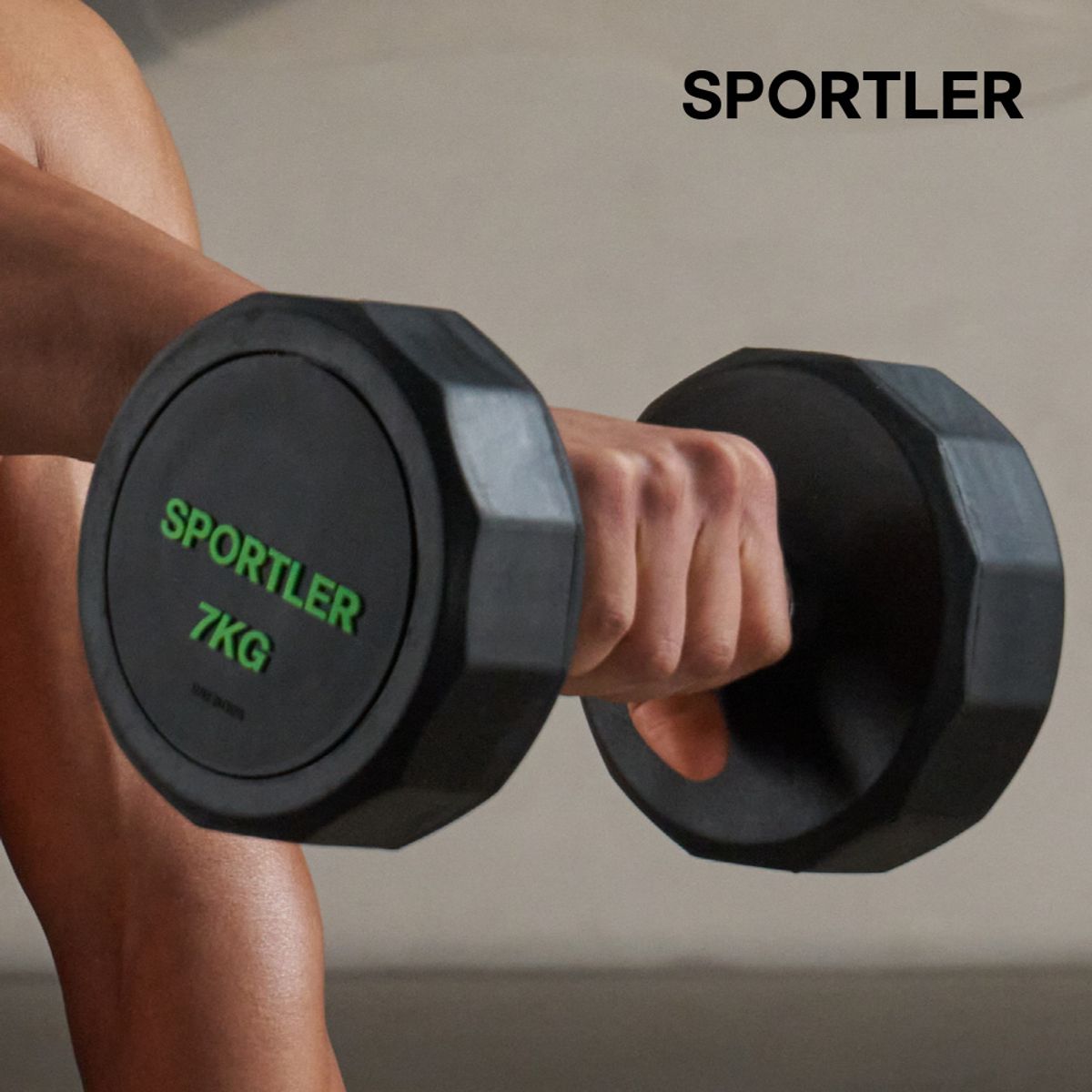 스포틀러(SPORTLER) PEV 12각 덤벨 아령