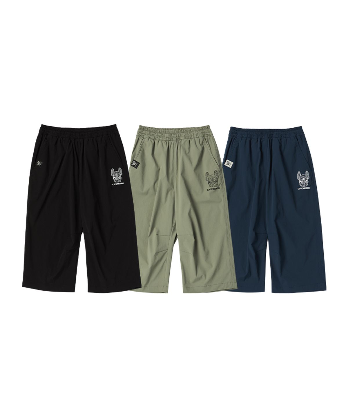 라이프워크 키즈(LIFEWORK KIDS) 키즈) 나일론 릴렉스 7부 팬츠