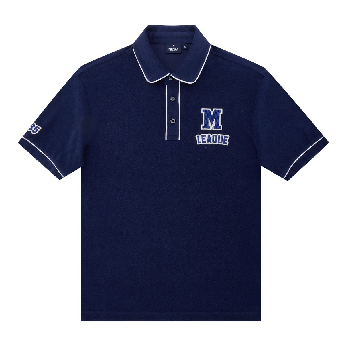 마틴골프(MARTINE GOLF) Terry Polo Shirts_Navy (Men)