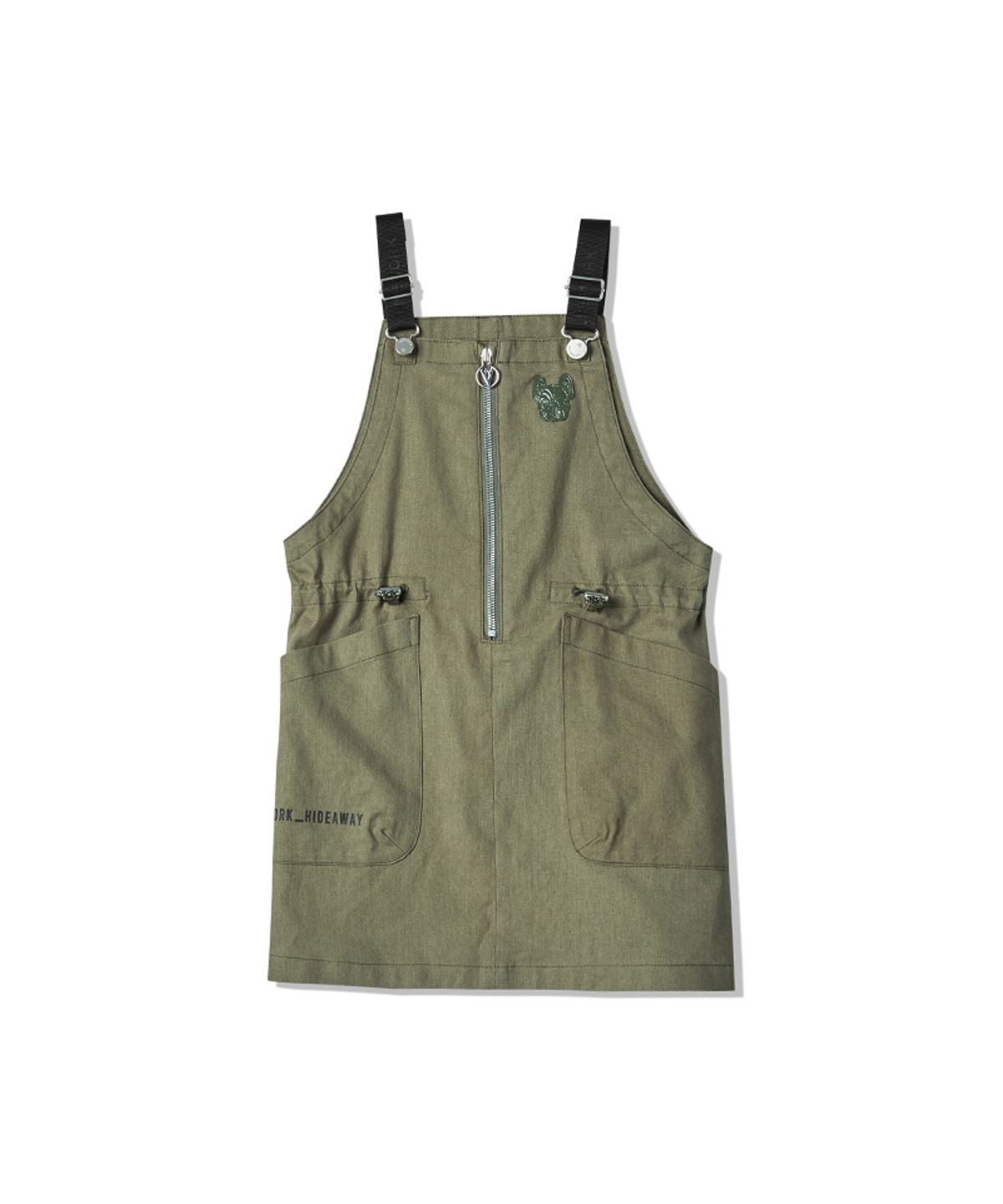 라이프워크 키즈(LIFEWORK KIDS) 키즈) 스퀘어 포켓 멜빵 원피스