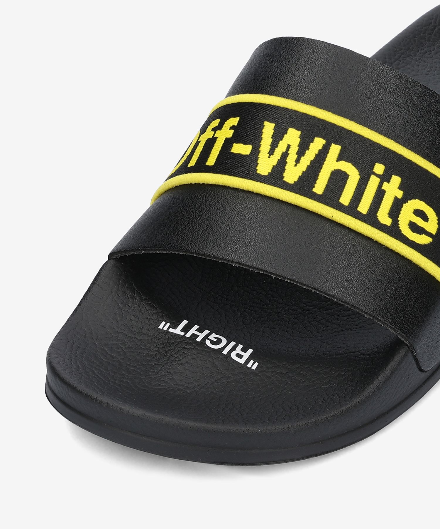 ★送料・関税込★Off-White★LOGO PRINT LEATHER SLIDER SANDAL ☆送料・関税込☆Off-White☆LOGO PRINT LEATHER SLIDER SANDAL
