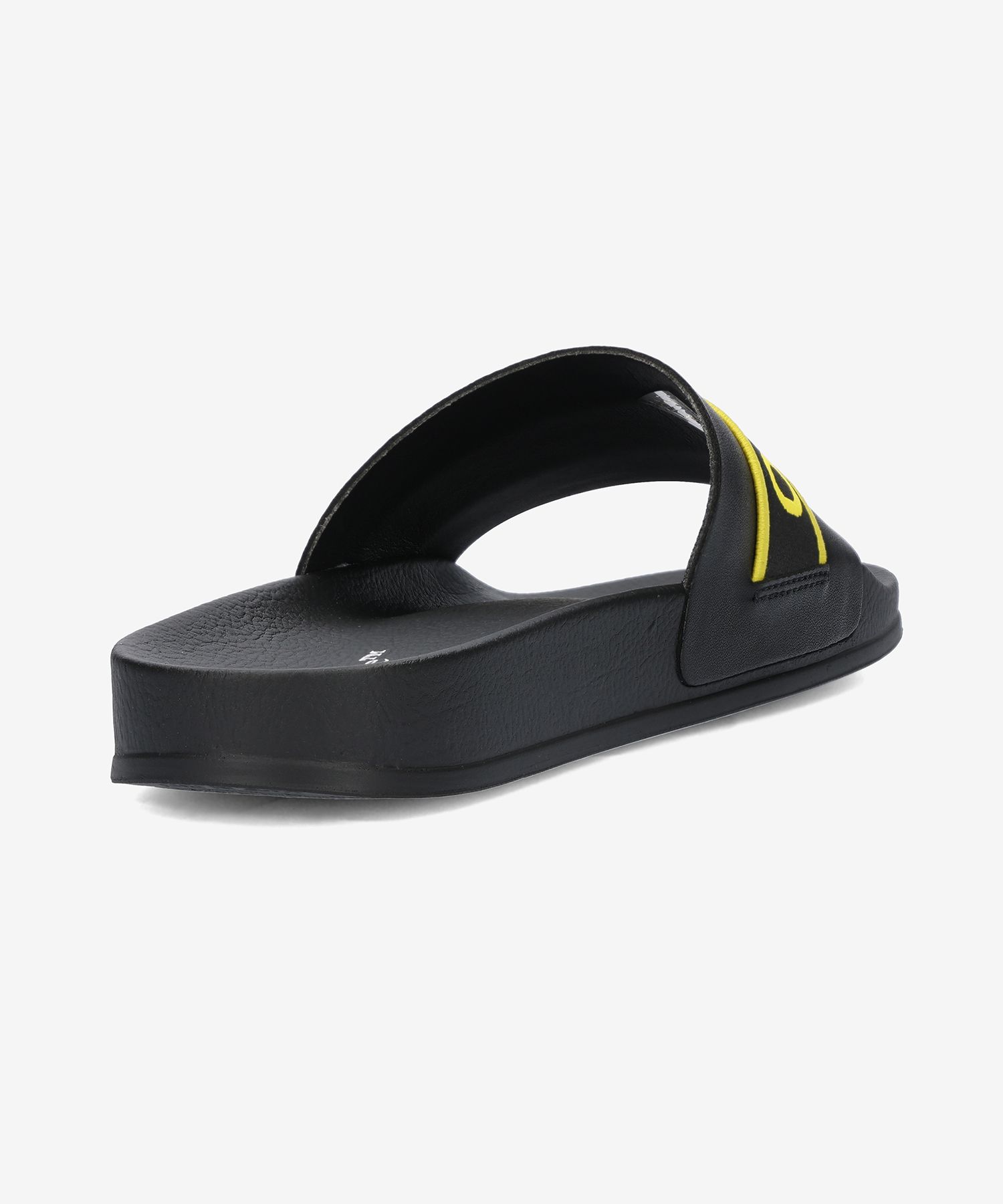 ★人気★【Off-White】★LOGO PRINT LEATHER SLIDER SANDAL★ MUSINSA | Off White Logo Print Leather Slider Sandals