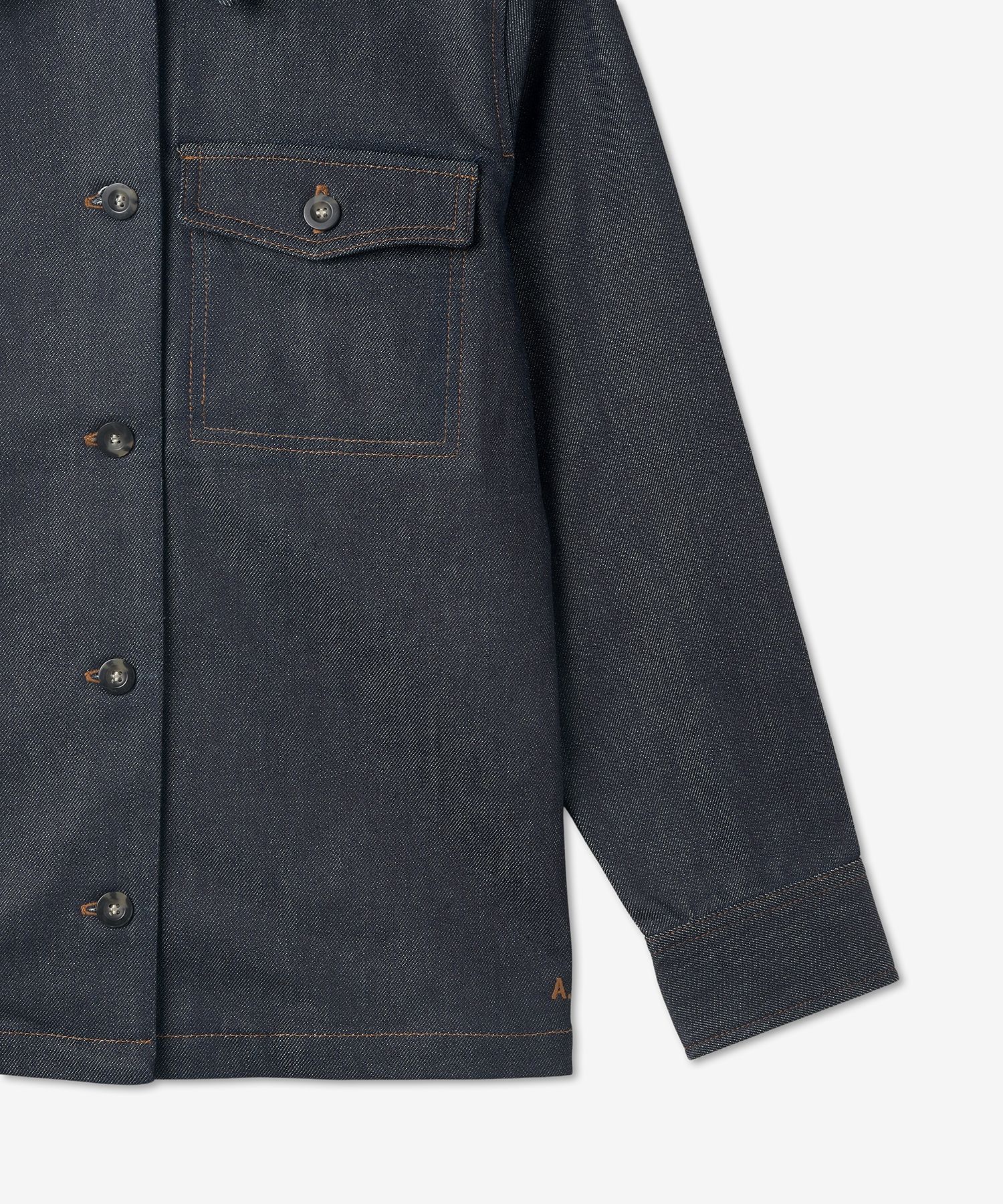 ジャケット APC Women's Denim Shirt Jacket COGDFF02780-IAI MUSINSA | A.P.C. Denim Shirt Jacket - Indigo / COGDFF02780IAI