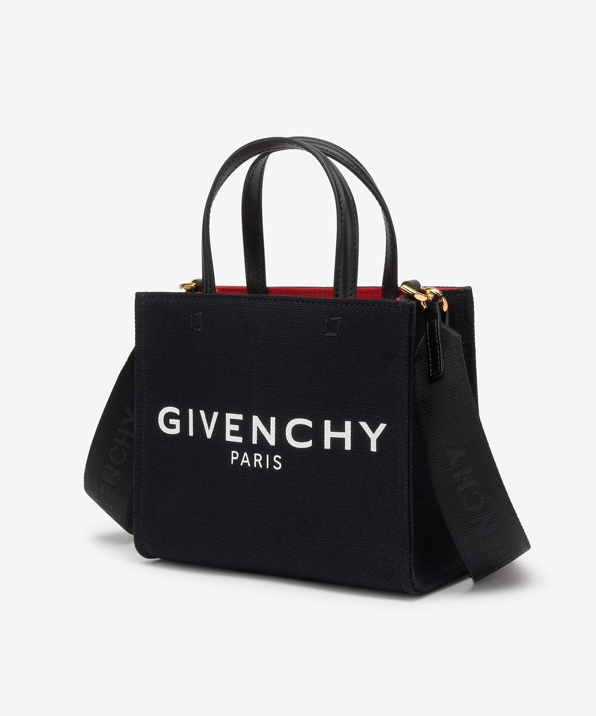 지방시(GIVENCHY) 미니 로고 프린트 토트백 - 블랙 / BB50N0B1F1001