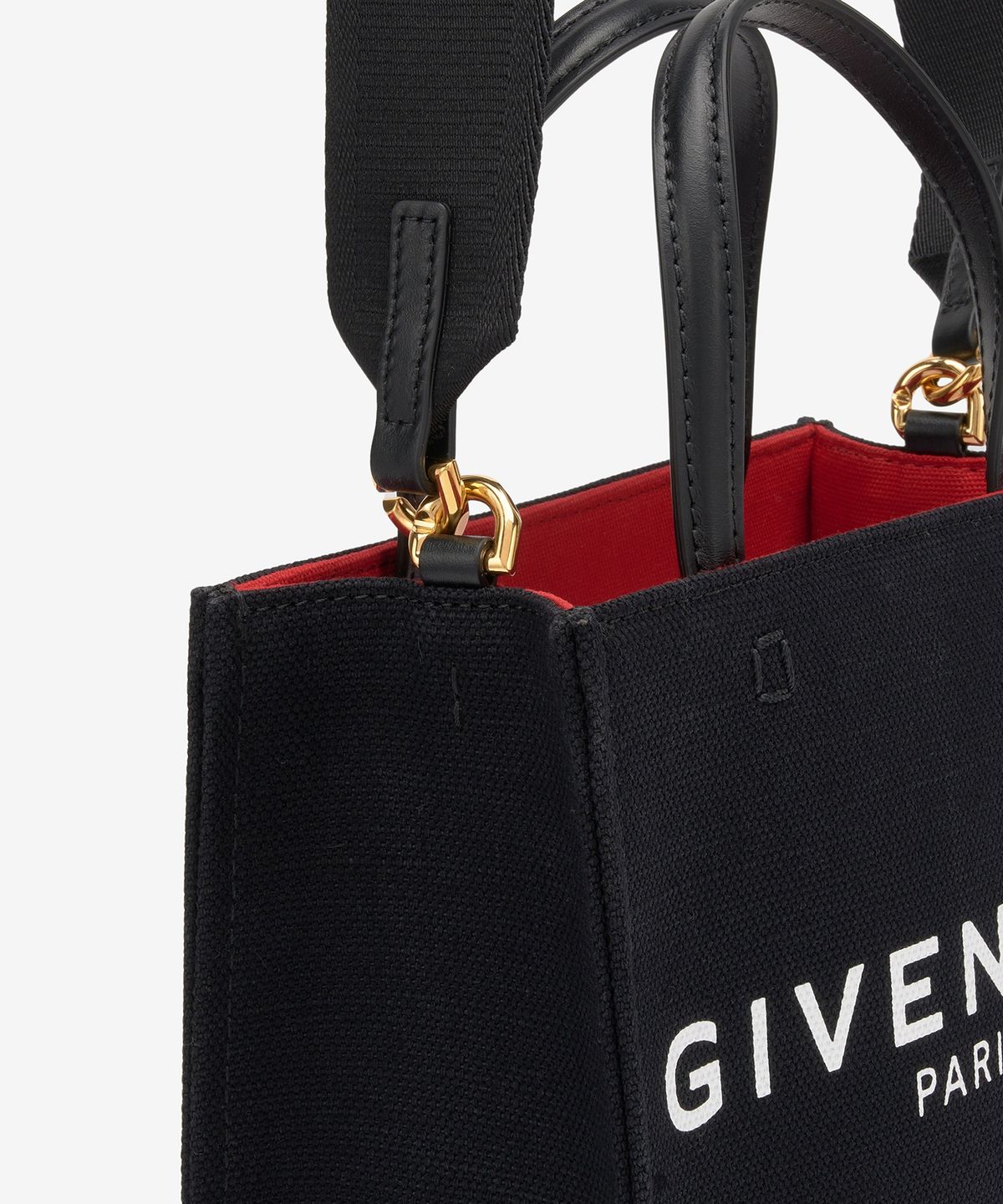 지방시(GIVENCHY) 미니 로고 프린트 토트백 - 블랙 / BB50N0B1F1001