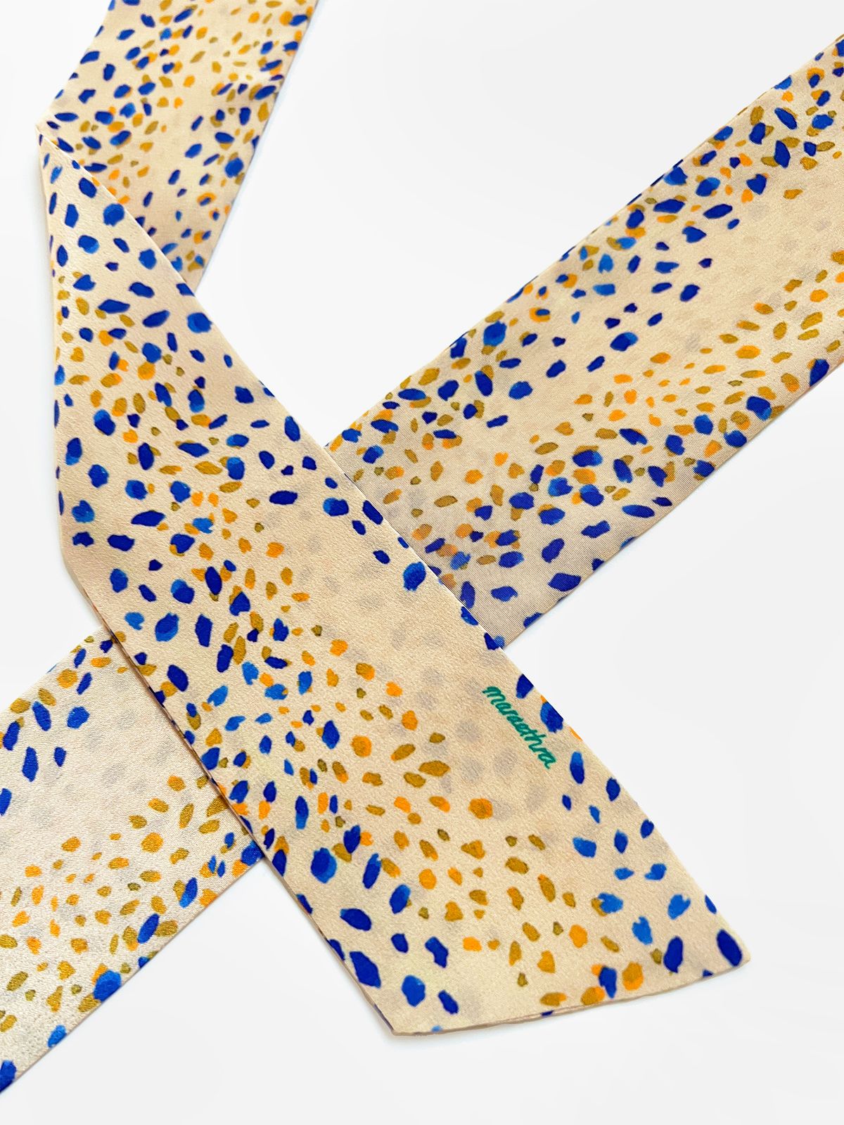 마레트라(MARAETHRA) The Way Of Water Silk Tie Scarf 더 웨이 오브 워터 실크 타이 스카프