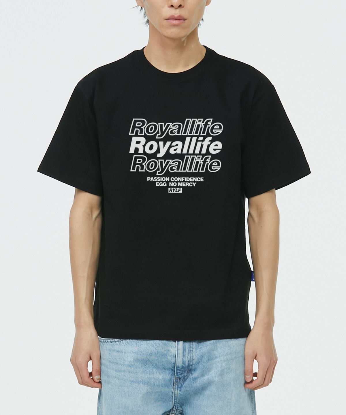 로얄라이프(ROYALLIFE) [2PACK] RL229 멀티 로고 반팔 티셔츠 [3Color]
