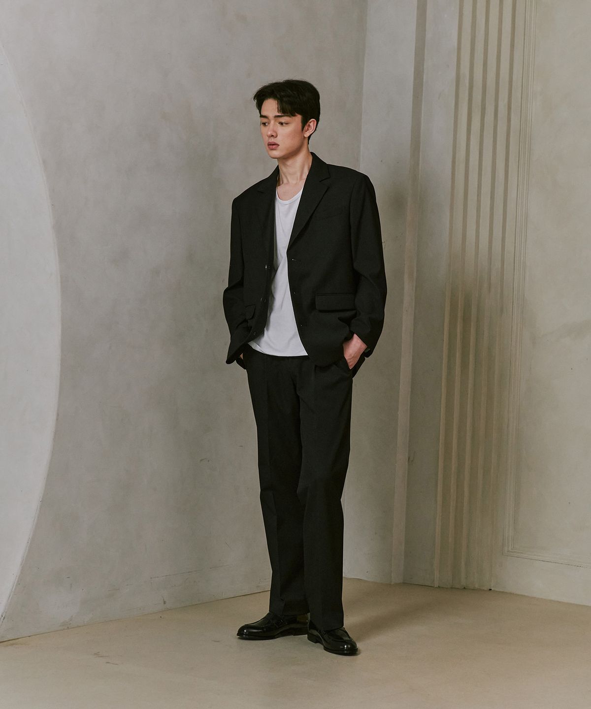 피렌체 아뜨리에(FIRENZE ATELIER) 스탠다드 유팁 페니로퍼 4050 [BLACK BOX]