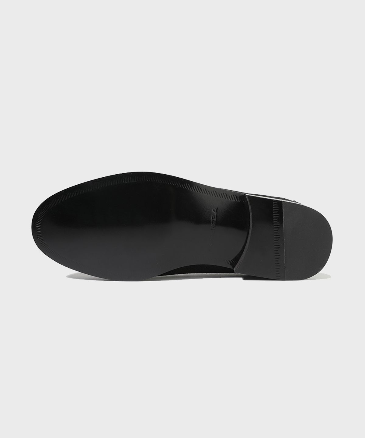 피렌체 아뜨리에(FIRENZE ATELIER) 스탠다드 유팁 스웨이드 페니로퍼 4050-QS [BLACK]