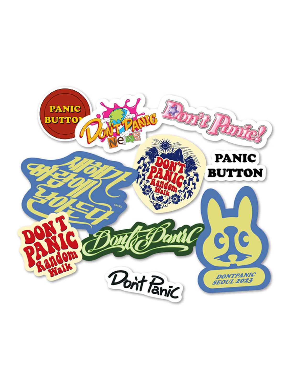 패닉버튼(PANIC BUTTON) DONT PANIC STICKER PACK VOL.2