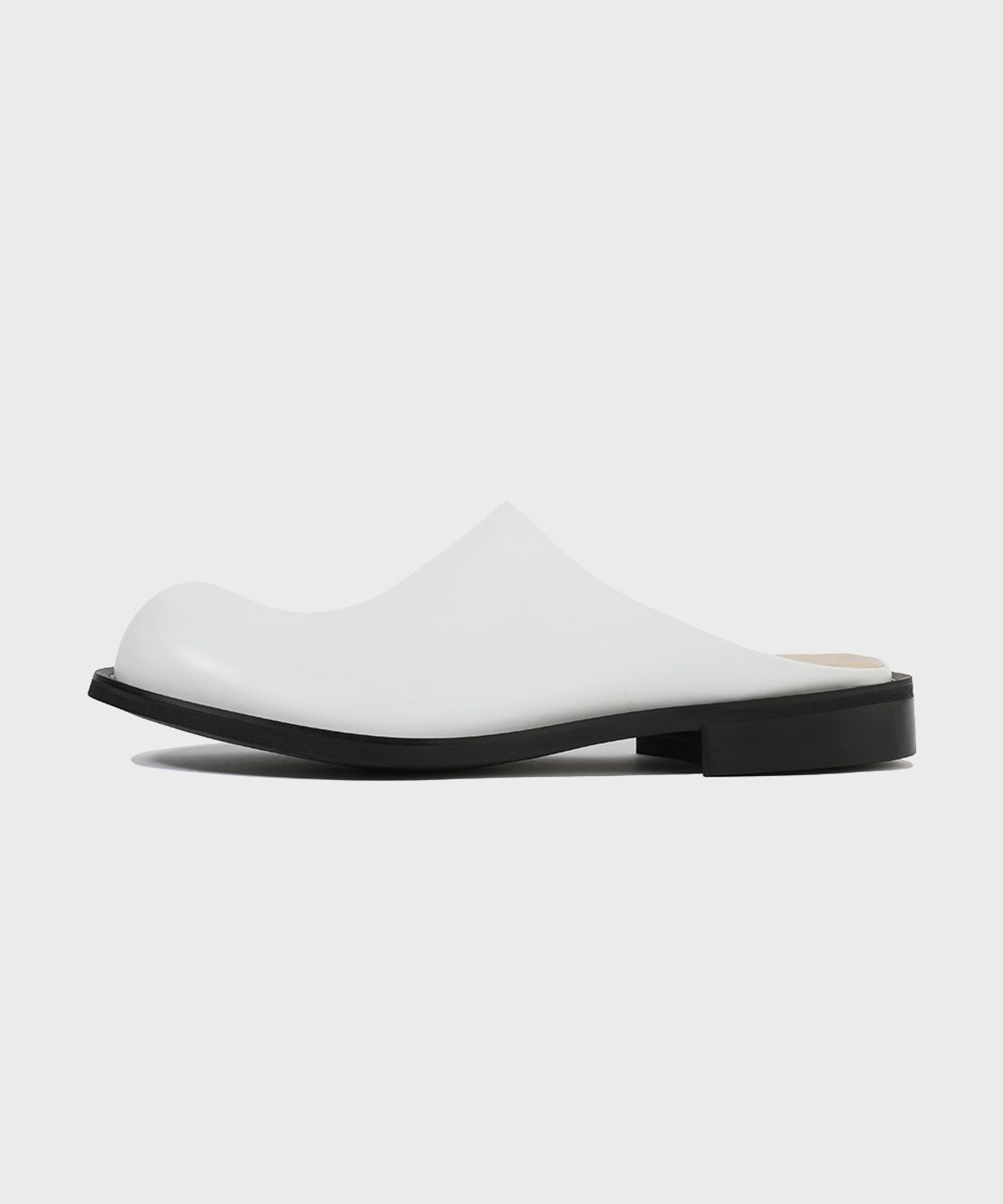 피렌체 아뜨리에(FIRENZE ATELIER) 볼드라인 풀업레더 미니멀 블로퍼 7005 [CREAM WHITE]