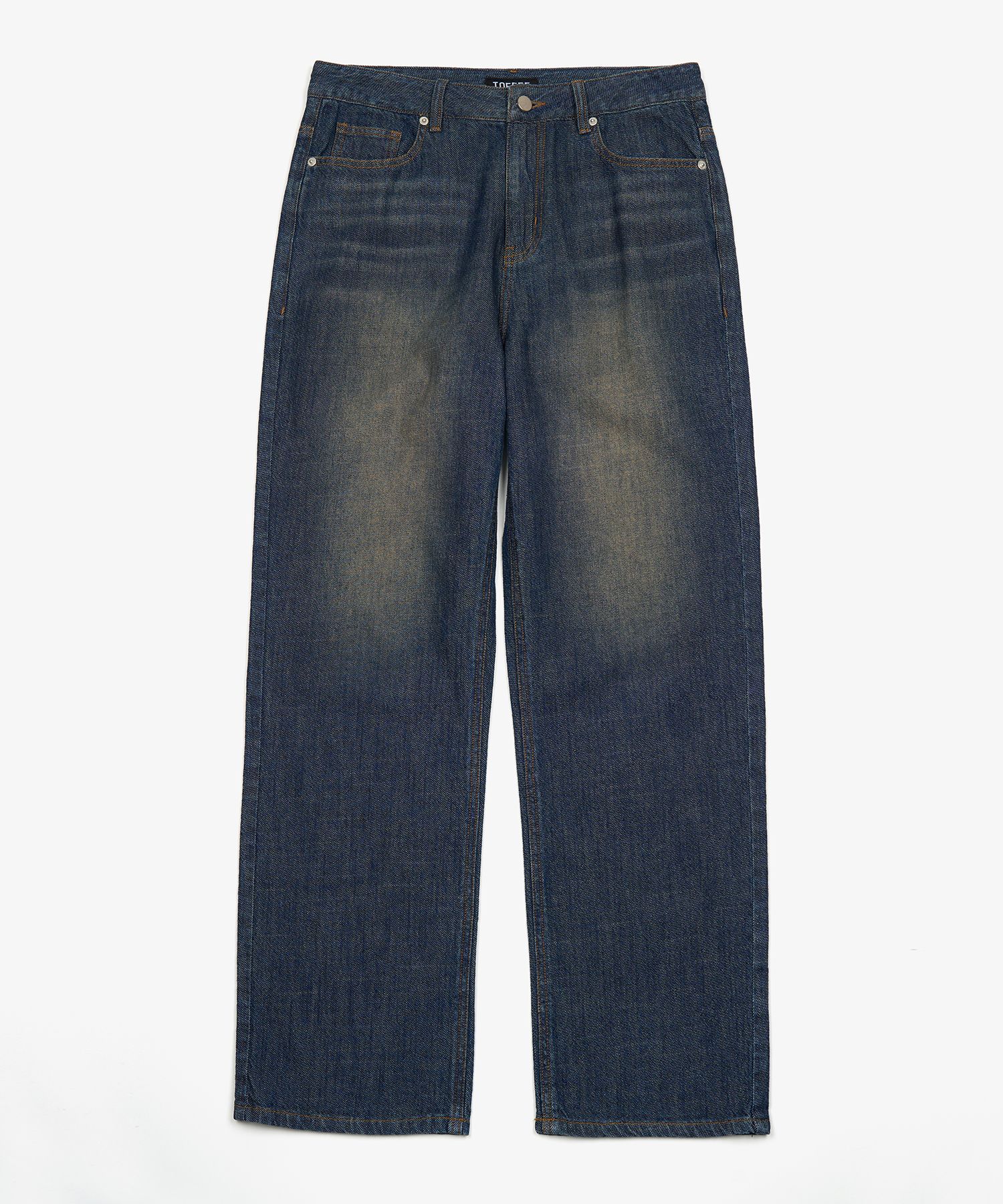 【MODERNIF】Salted Wide Denim Pants modernif (モダンイフ) - ソルティッドワイドデニムパンツ