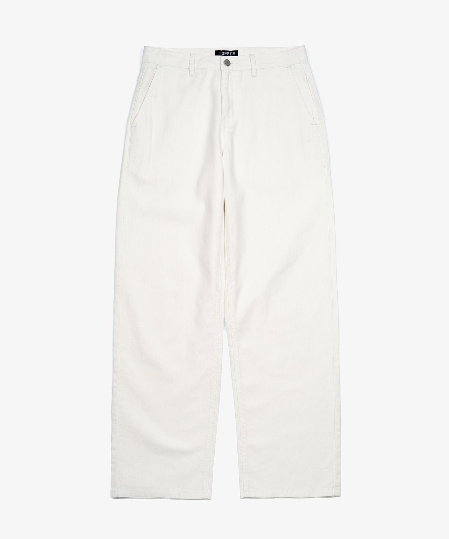 MUSINSA公式 | TOFFEE ナチュラルリネンデニムワイドパンツ（オフ