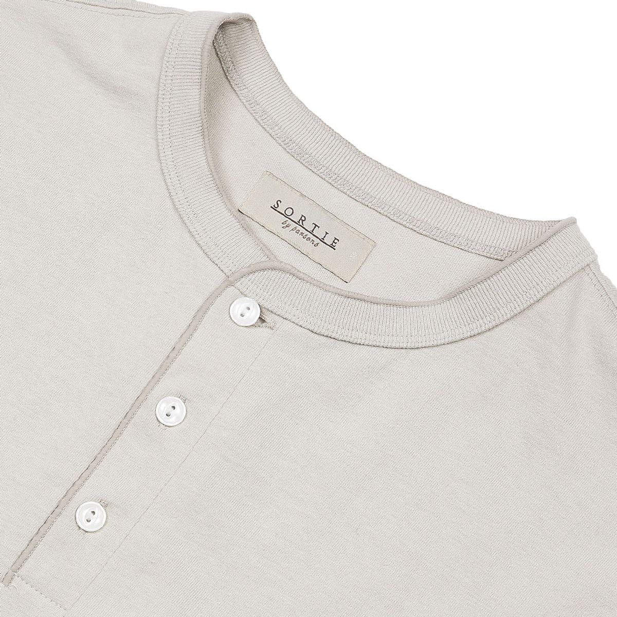 솔티(SORTIE) Utility Henly neck T-Shirts (Oatmeal)