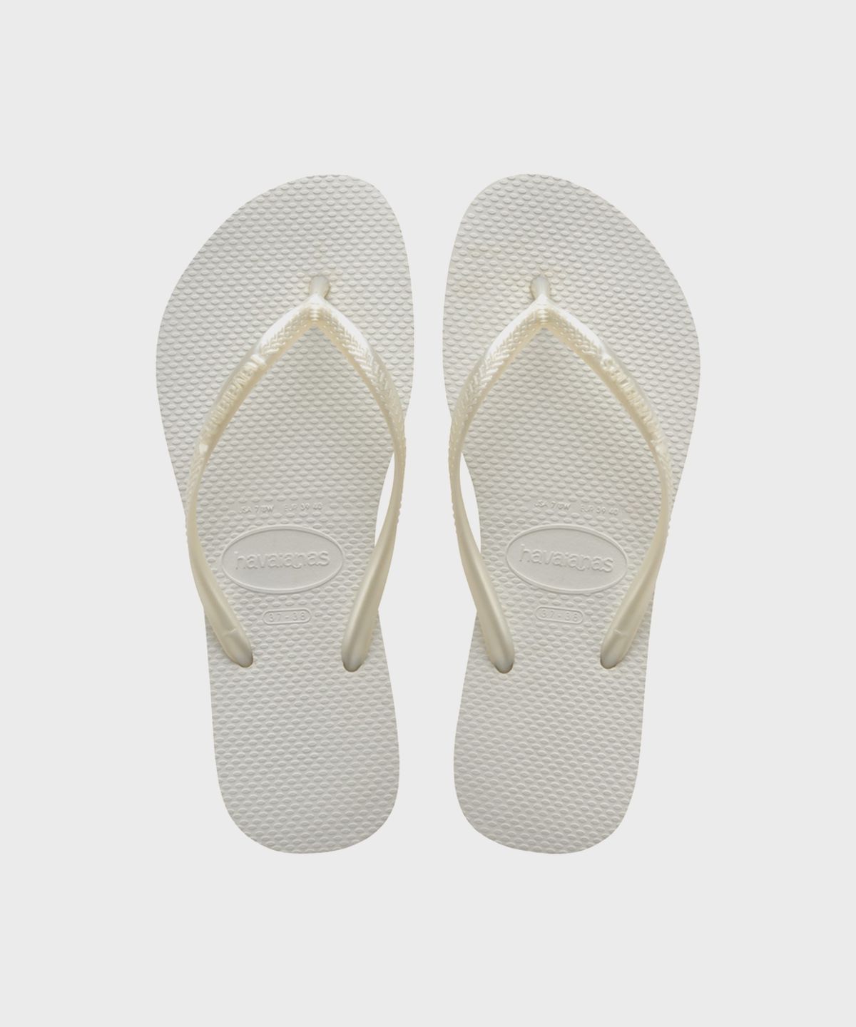 하바이아나스(HAVAIANAS) 슬림 플립플랍 White