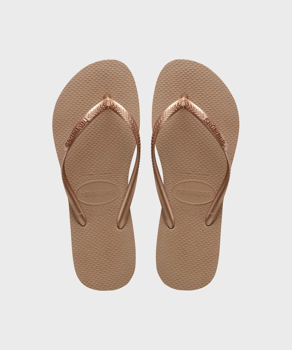 하바이아나스(HAVAIANAS) 슬림 플립플랍 Rose Gold
