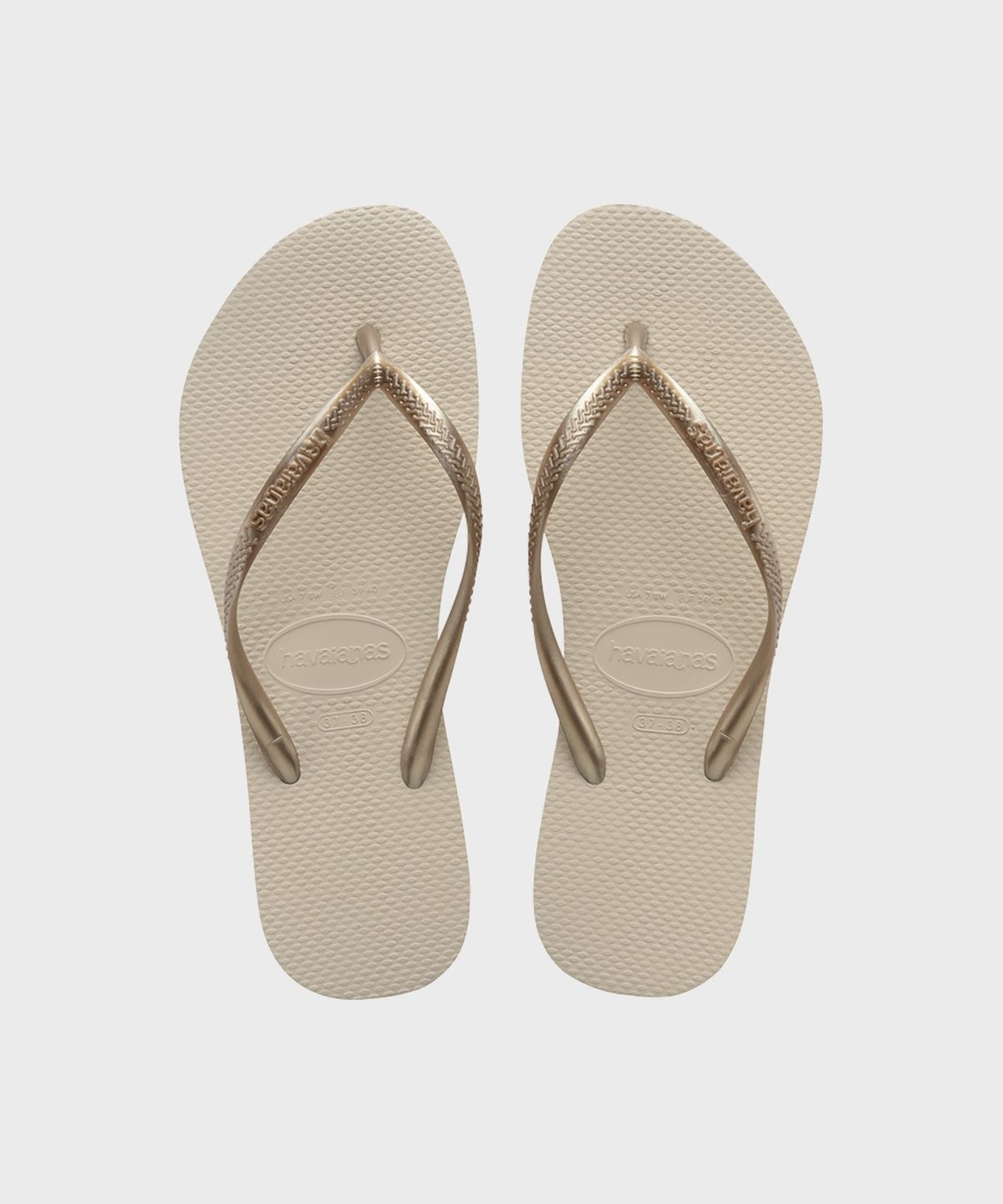 하바이아나스(HAVAIANAS) 슬림 플립플랍 Beige
