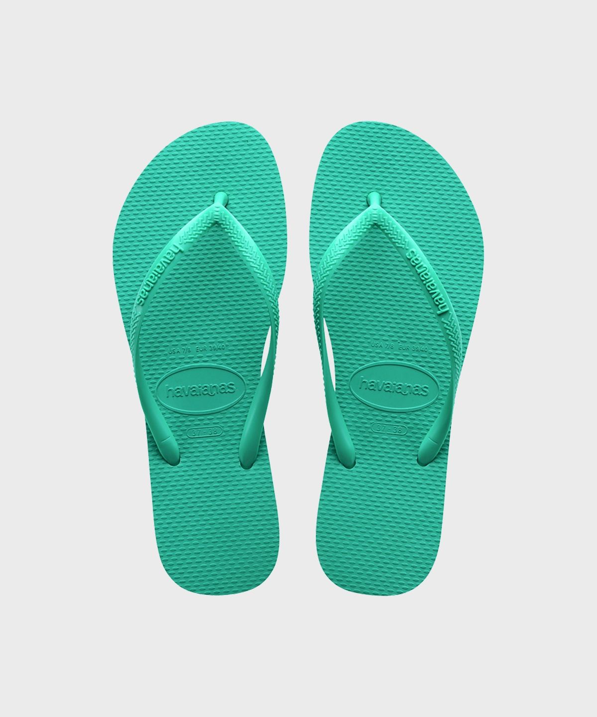 하바이아나스(HAVAIANAS) 슬림 플립플랍 Virtual Green