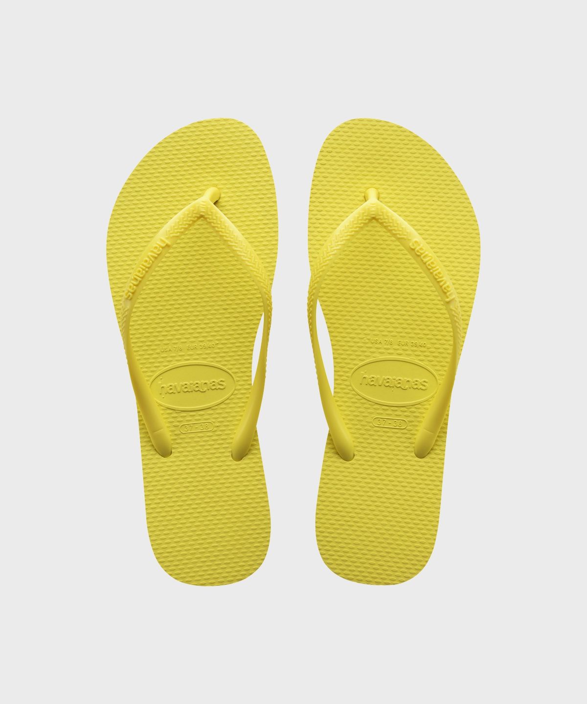 하바이아나스(HAVAIANAS) 슬림 플립플랍 Pixel Yellow