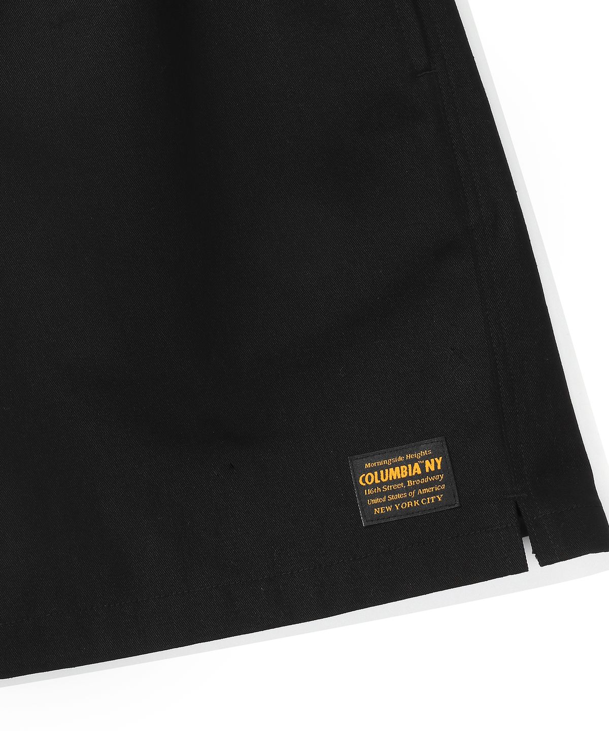 컬럼비아 유니버시티(COLUMBIA UNIVERSITY) MIL-LABEL OTTON SHORTS PANTS 블랙