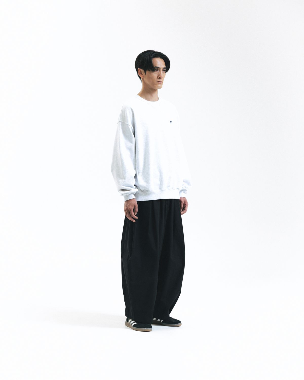 앵글런(ANGLAN) Essential Easy Balloon Pants - Black