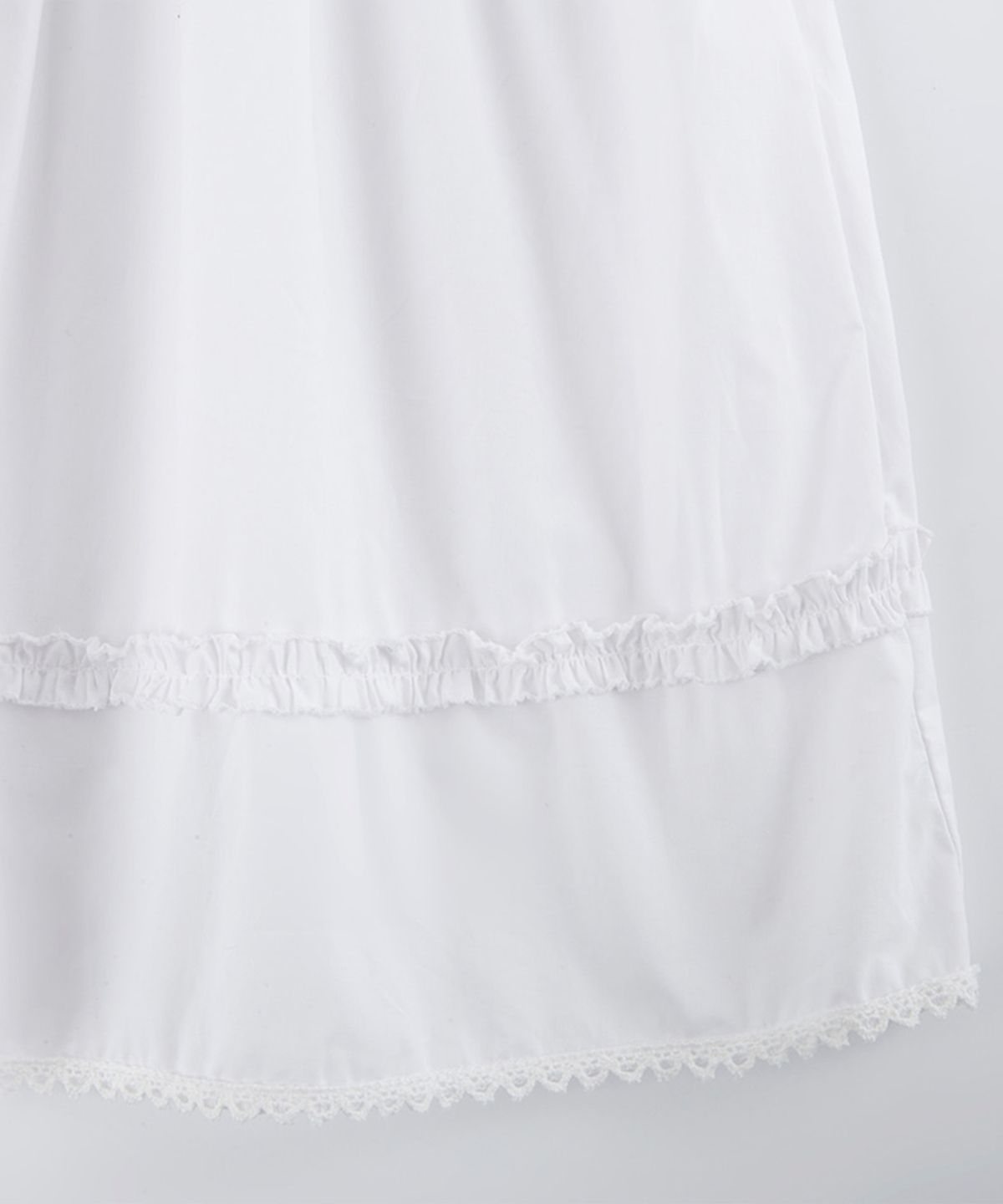 라츠유(LOTSYOU) lotsyou_ April pleats skirt White