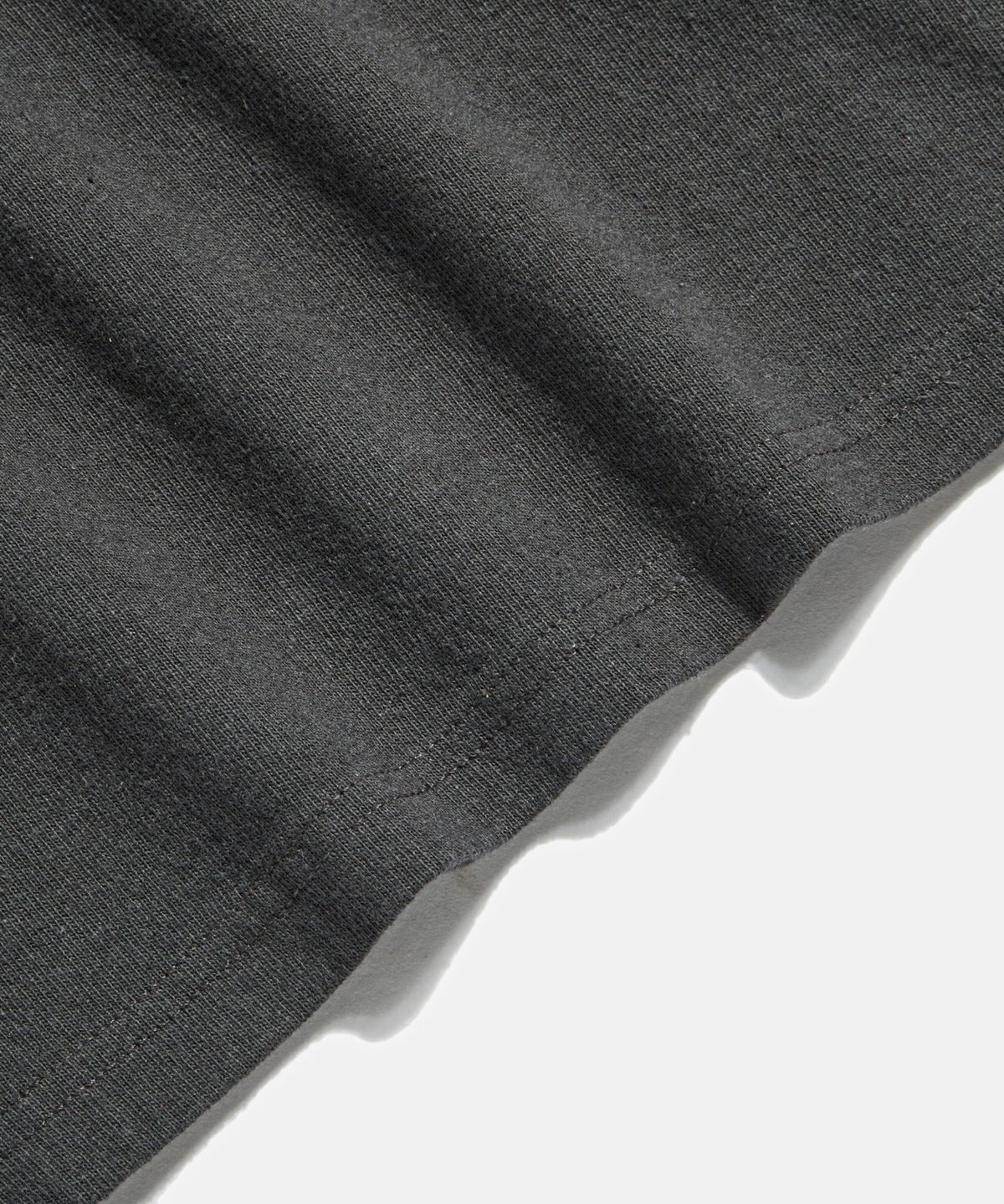 에스피오나지(ESPIONAGE) Pocket Wide Henley Neck Shirt Vintage Black