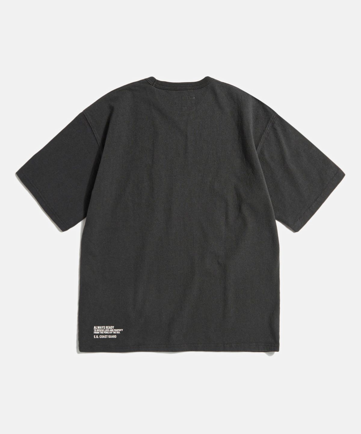 에스피오나지(ESPIONAGE) Coast Guard Heavy Weight Tee Vintage Black