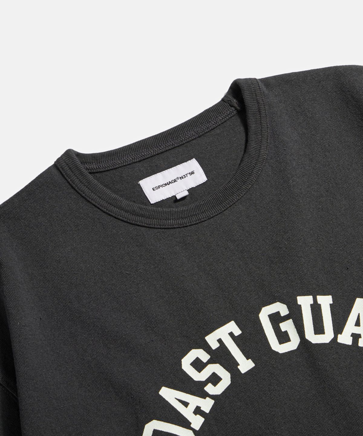 에스피오나지(ESPIONAGE) Coast Guard Heavy Weight Tee Vintage Black